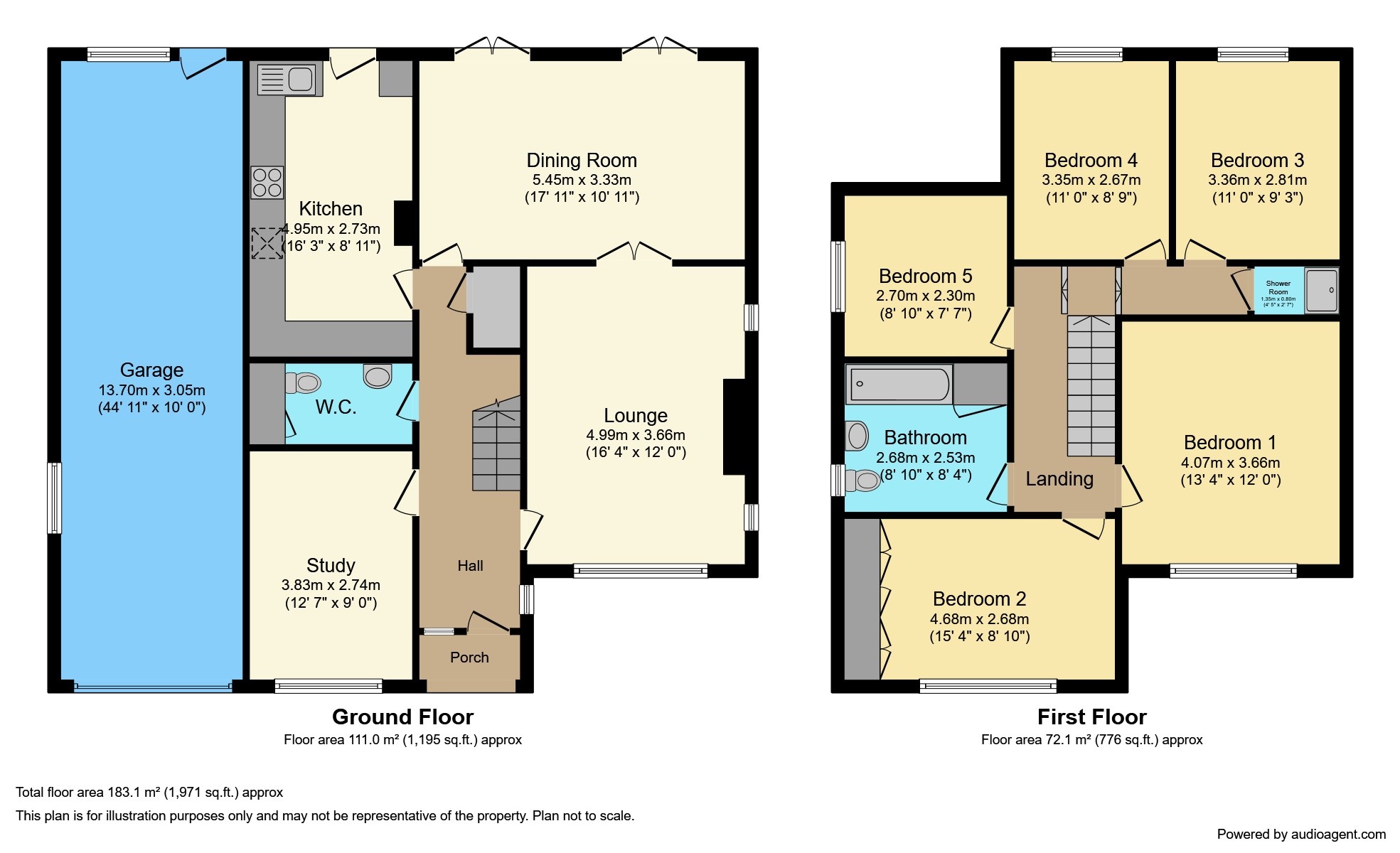 4, Boughton Hall Drive, Chester floorplan