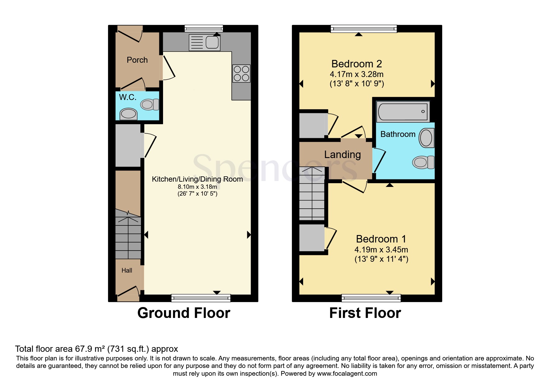 7, Cranes Way, Leicestershire floorplan