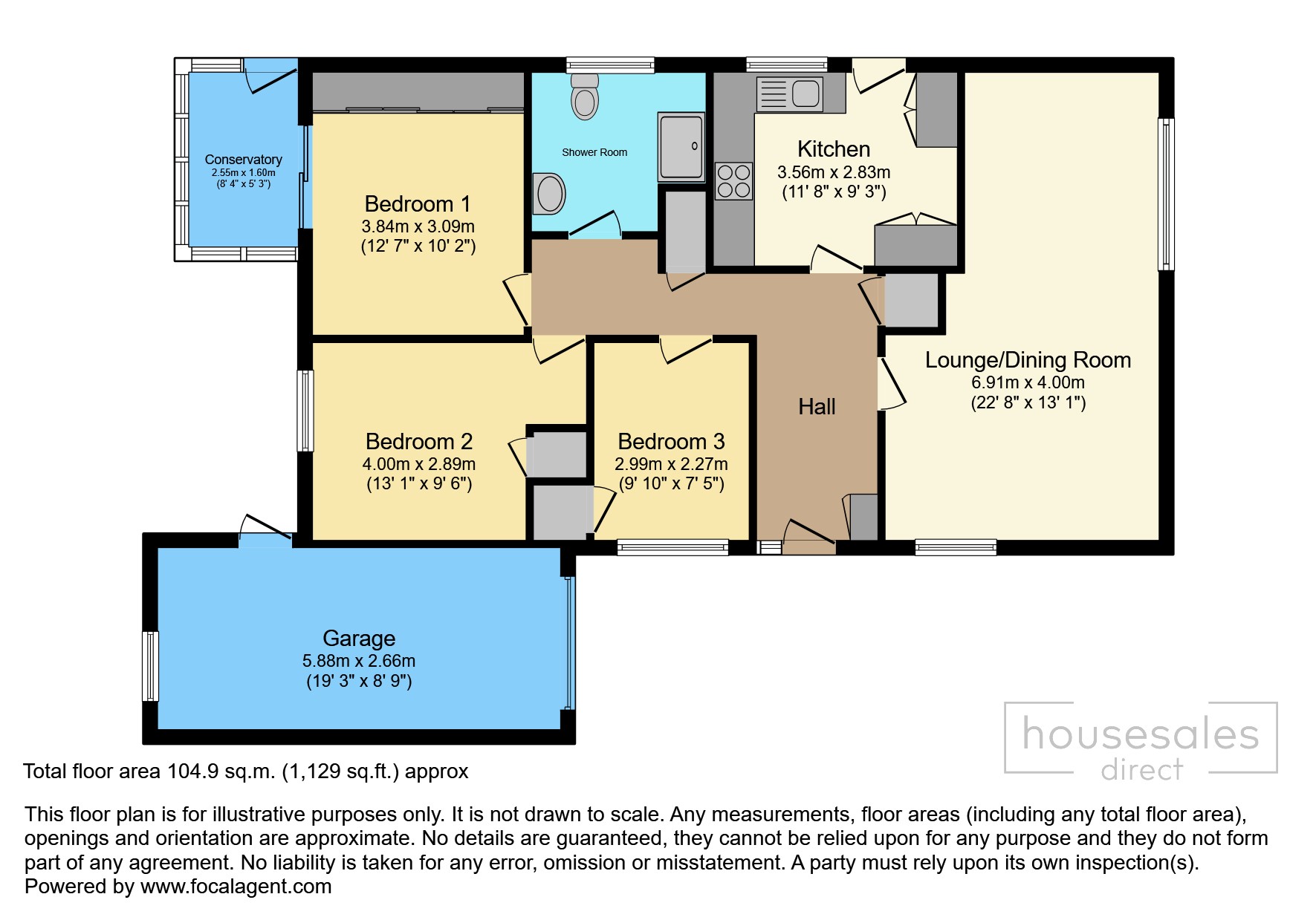 8, Valley View, Cornwall floorplan