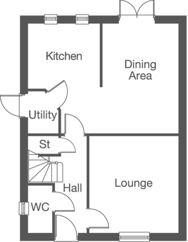 "The Middleton" at Grassholme Way, Startforth, Barnard Castle DL12, 4 bedroom property for sale