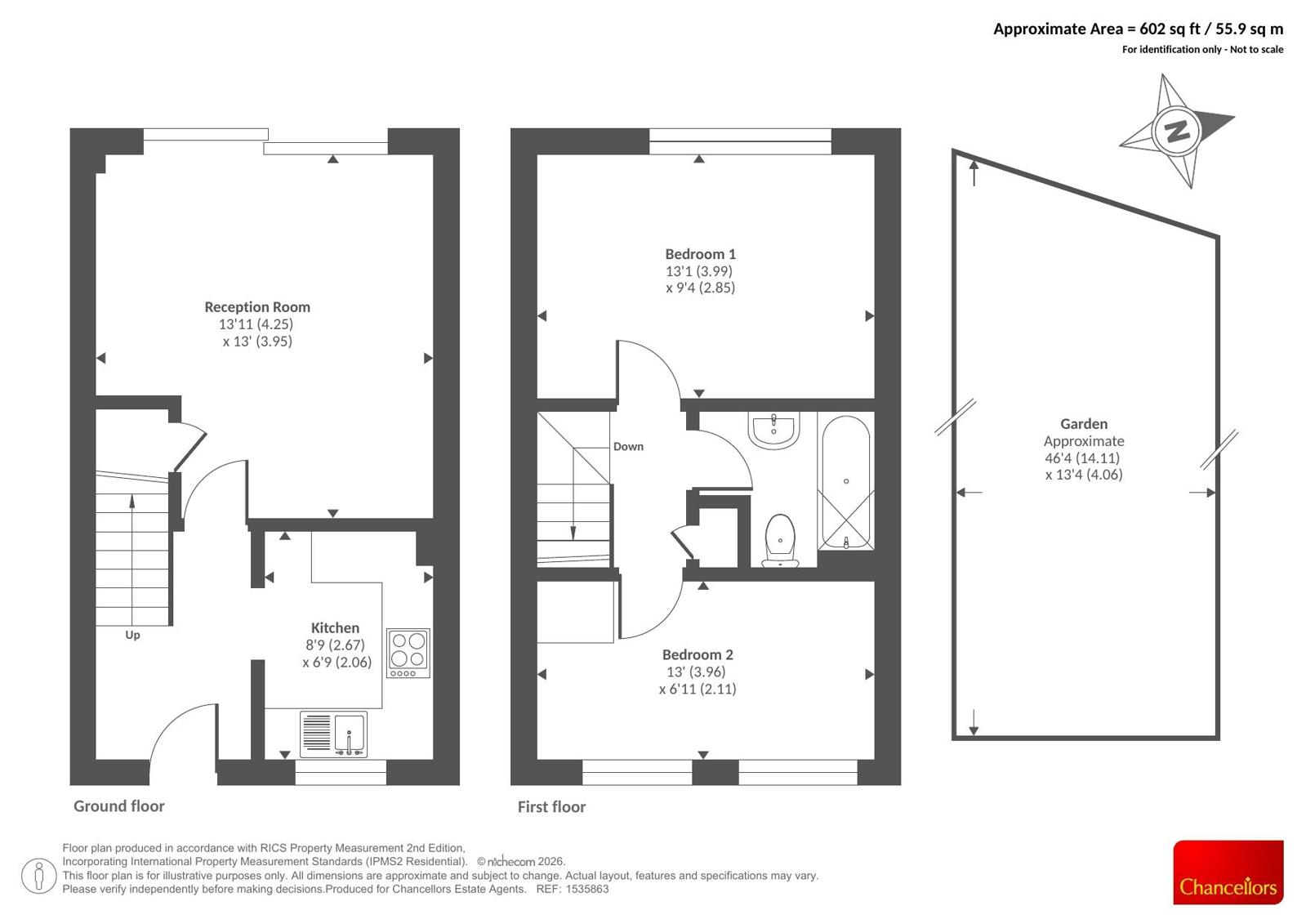 Milton Gardens, Surrey floorplan