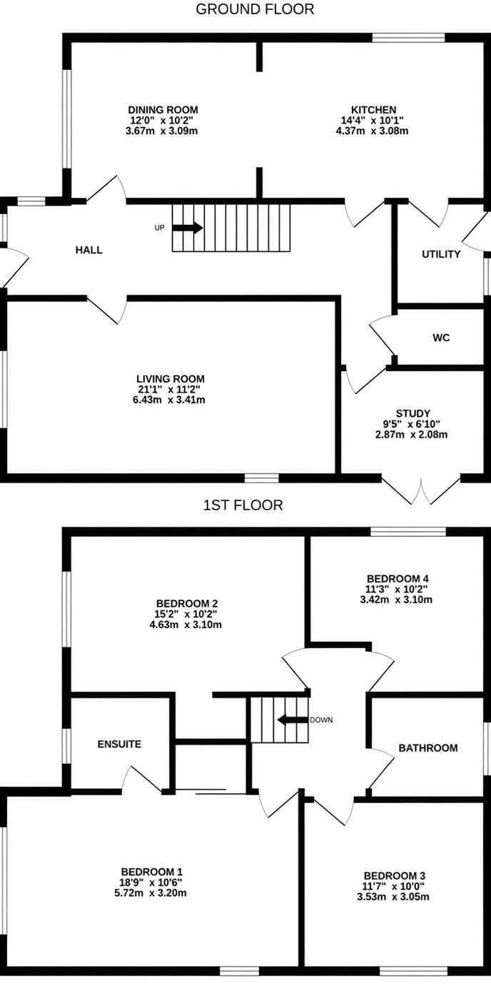 10, Weetshaw Close, Barnsley floorplan