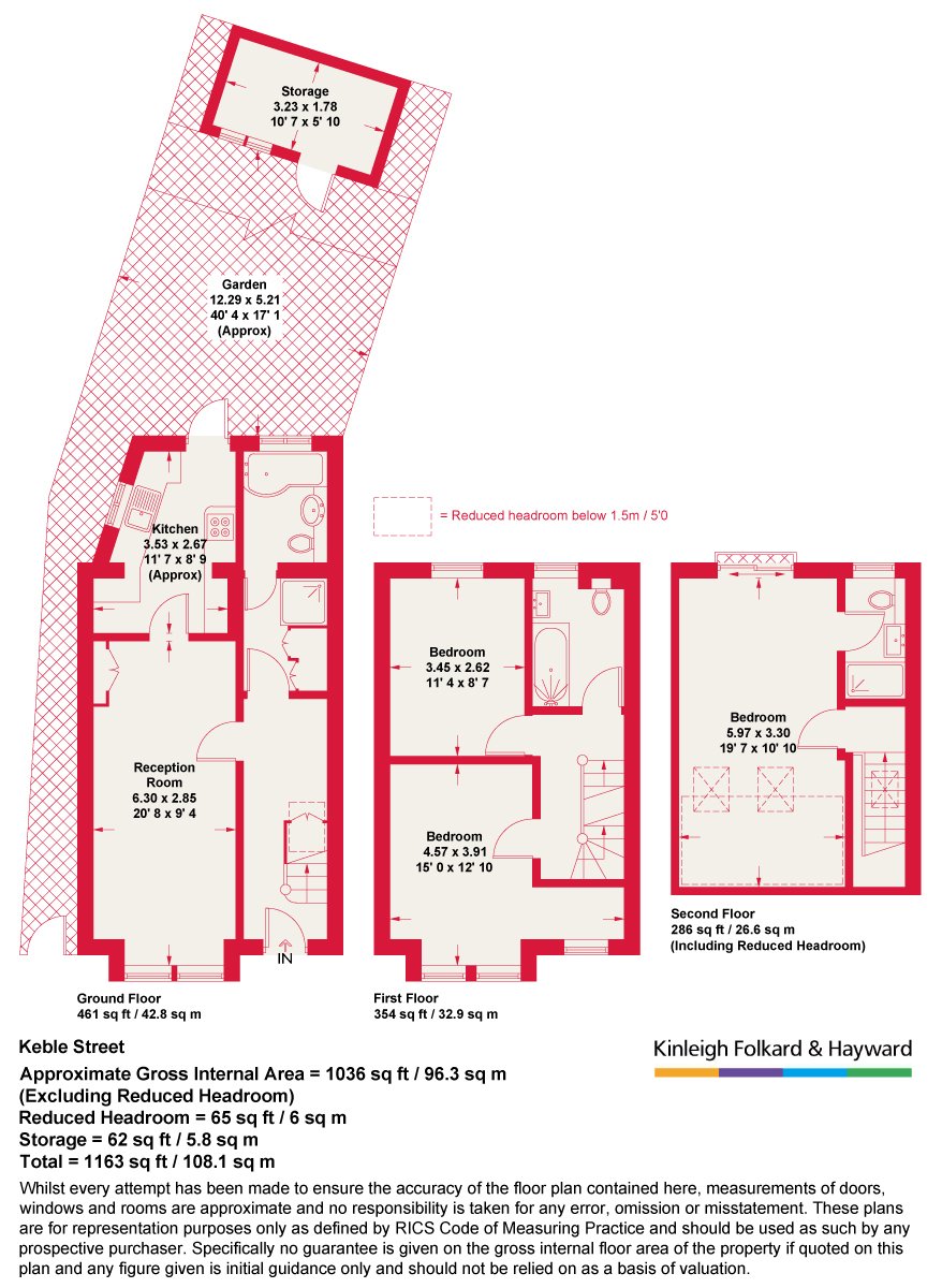 1, Keble Street, London floorplan