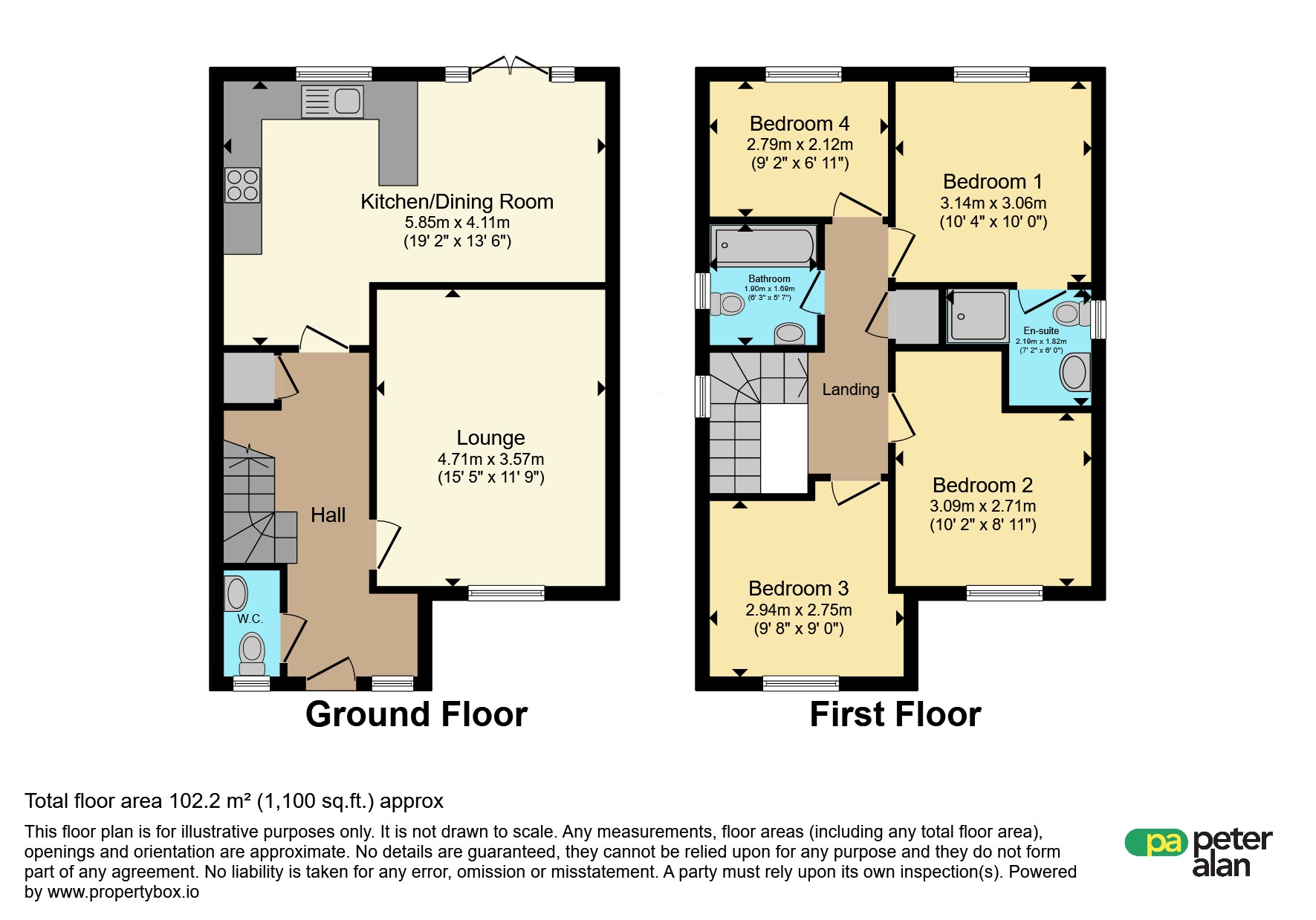 82, Bryn Uchaf, LLANELLI floorplan