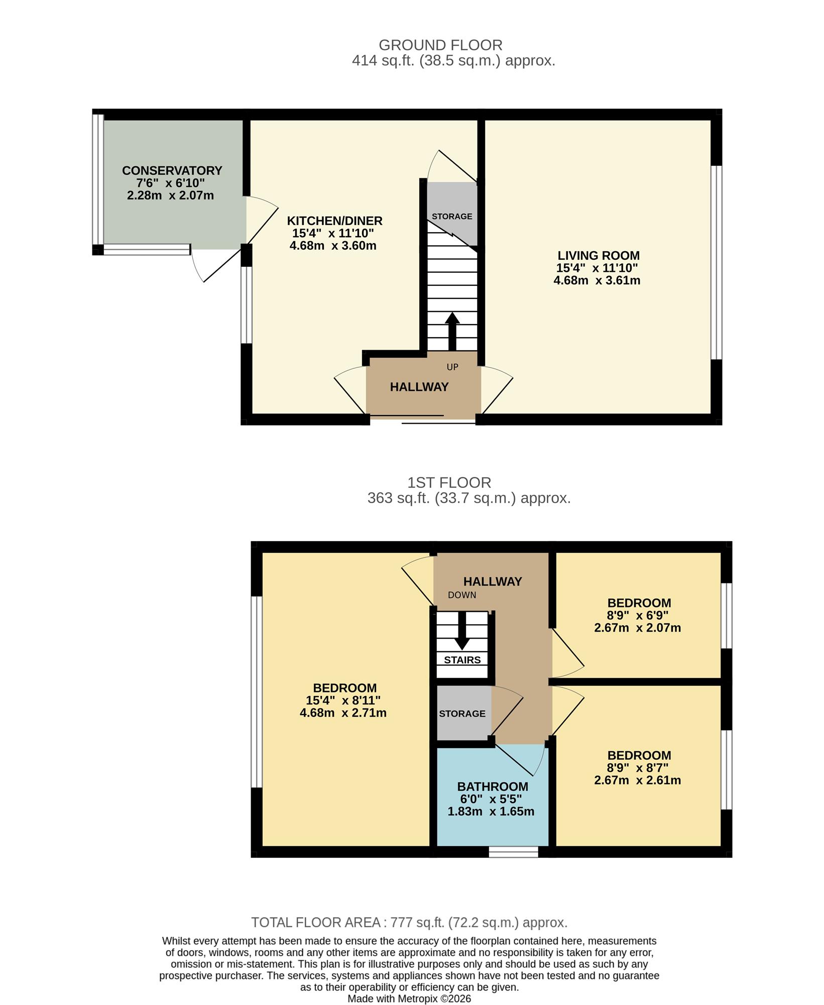 11, Severn Court, Burton Latimer floorplan
