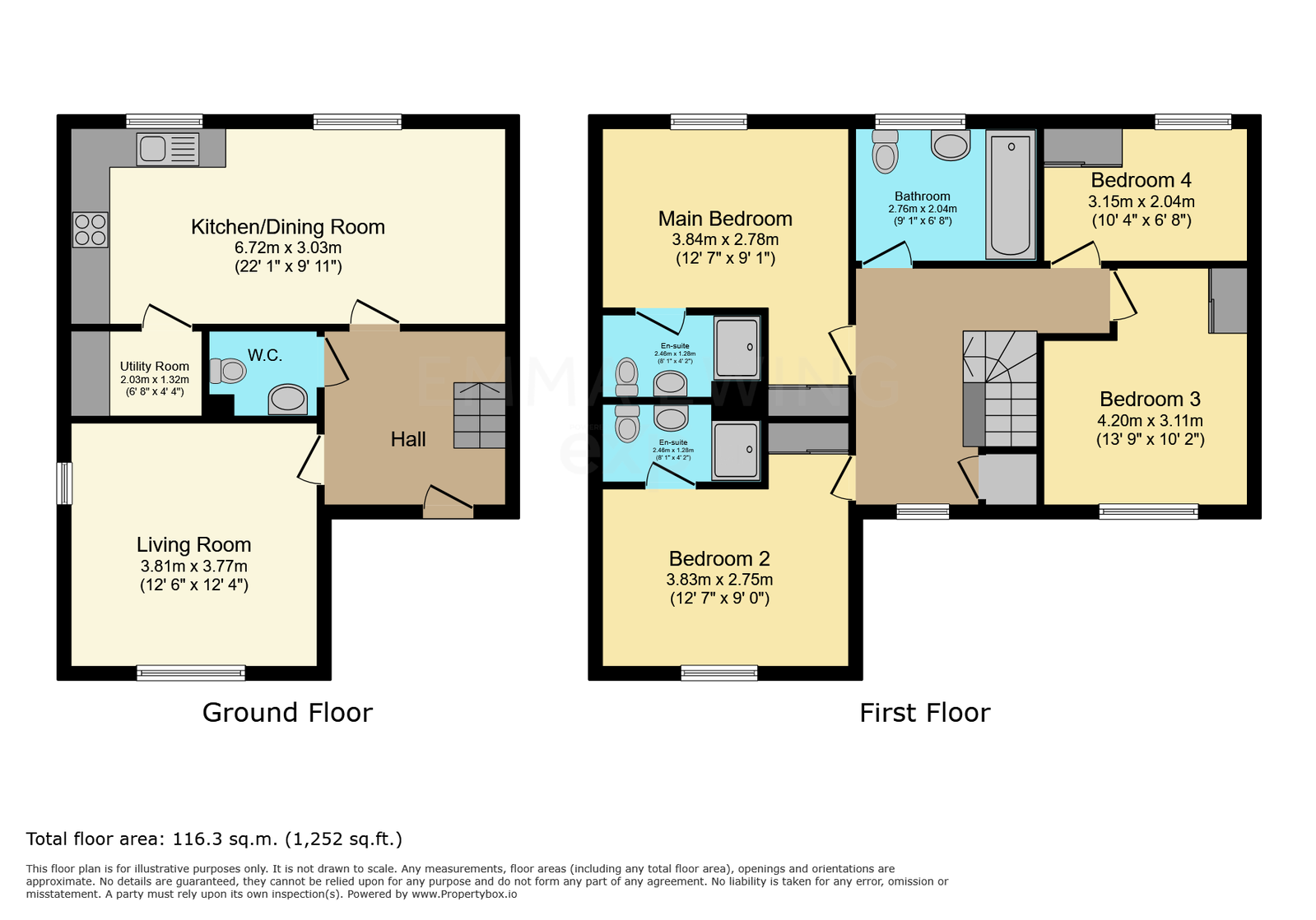 P42 - (Grace House Type), 52 Shoreham Drive, Amble floorplan