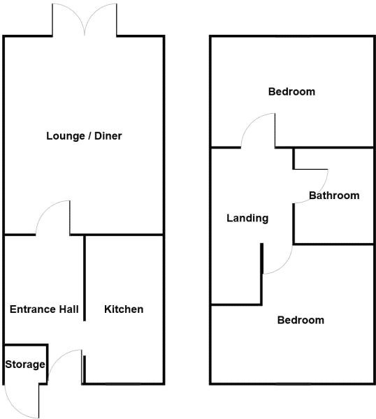 Thistledown, Gravesend, Kent DA12, 2 bedroom terraced house for sale