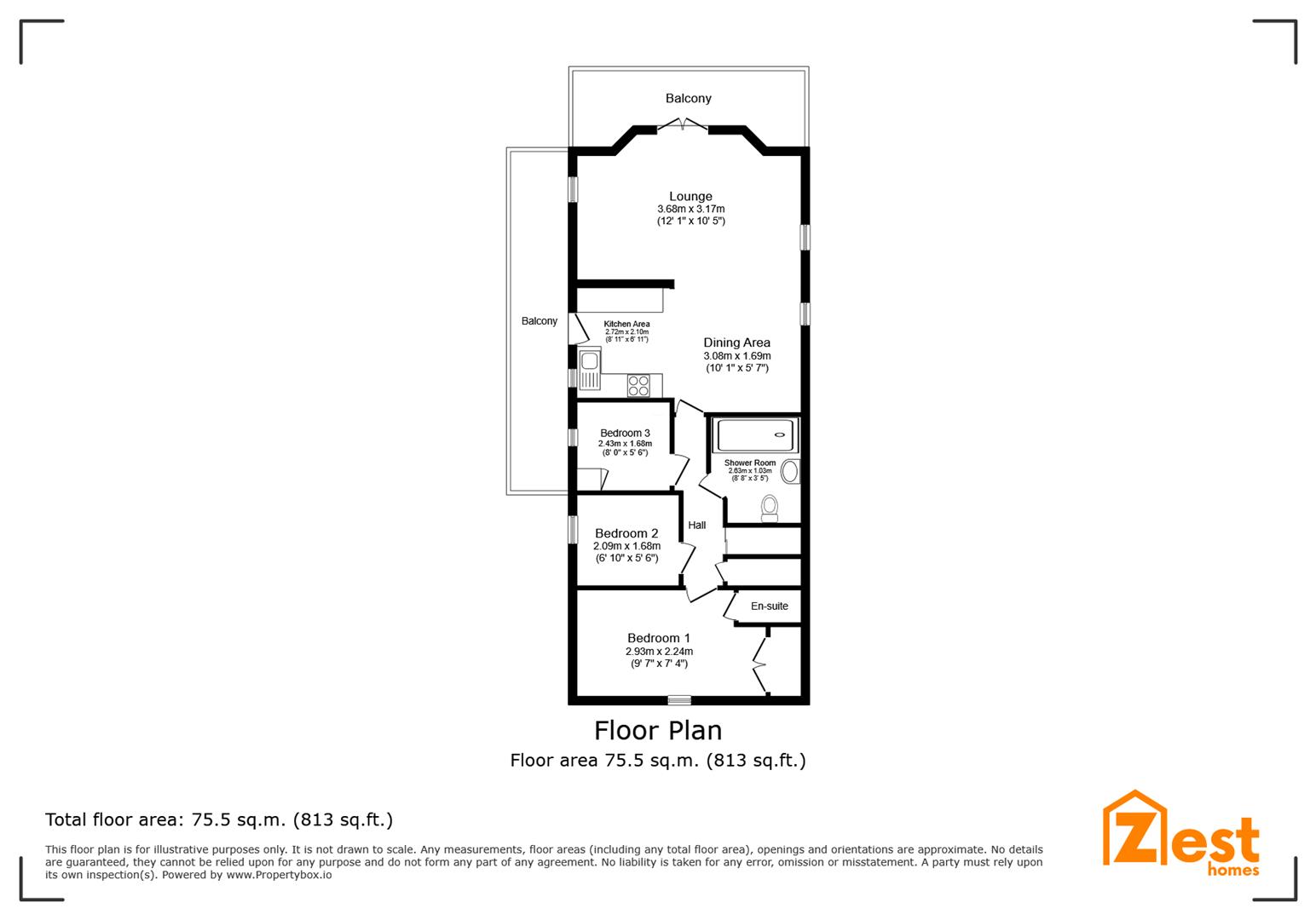 Seaview Holiday Park, E9, St. Johns Road, Whitstable floorplan