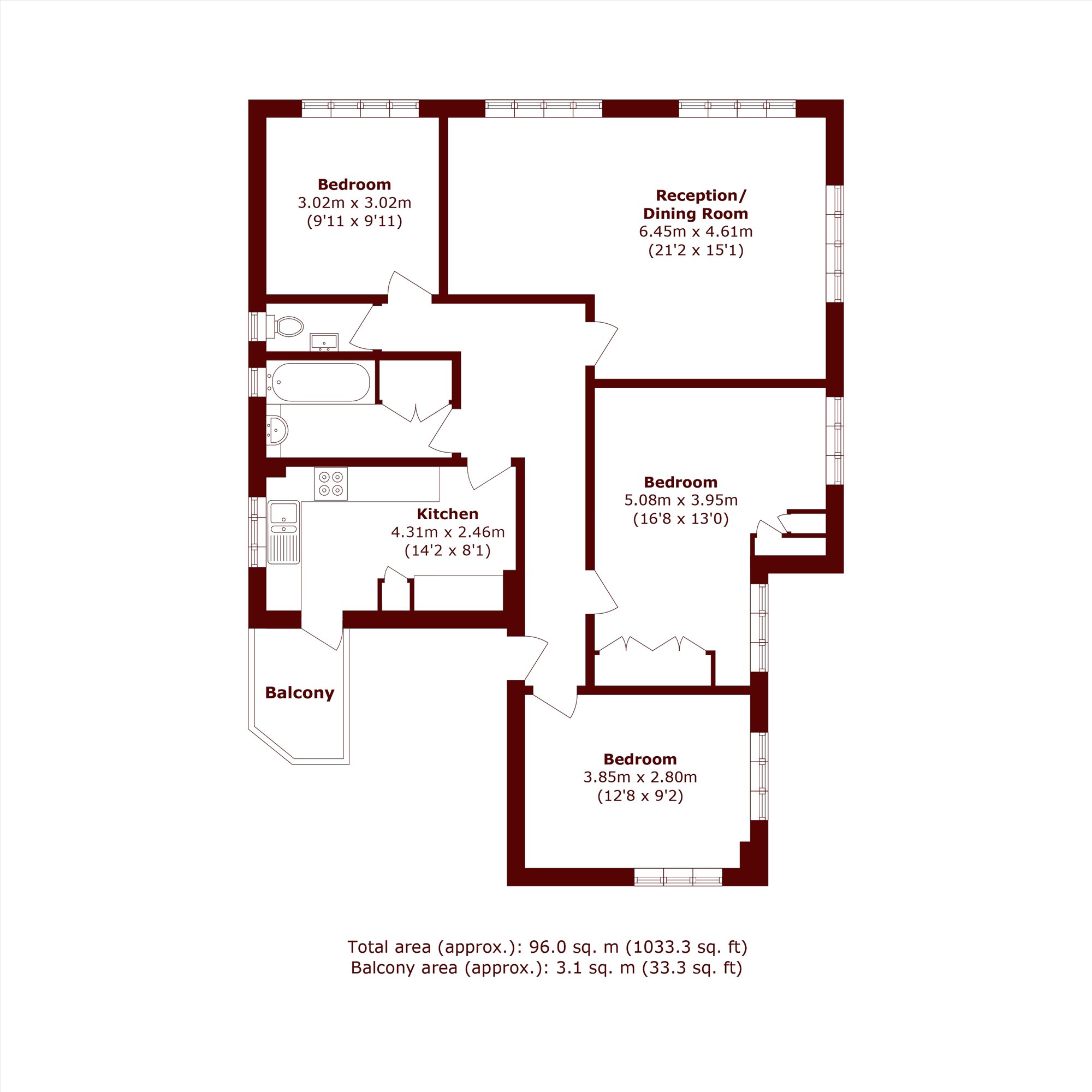 2, Watchfield Court, London floorplan