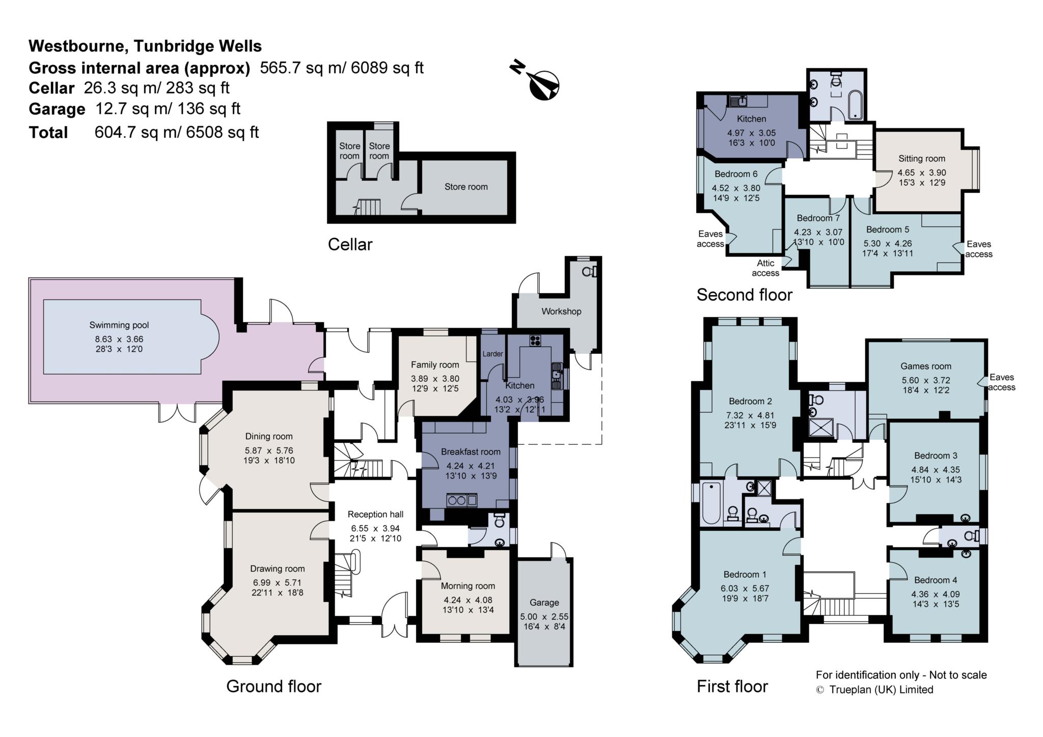 Westbourne, Boyne Park, Royal Tunbridge Wells floorplan