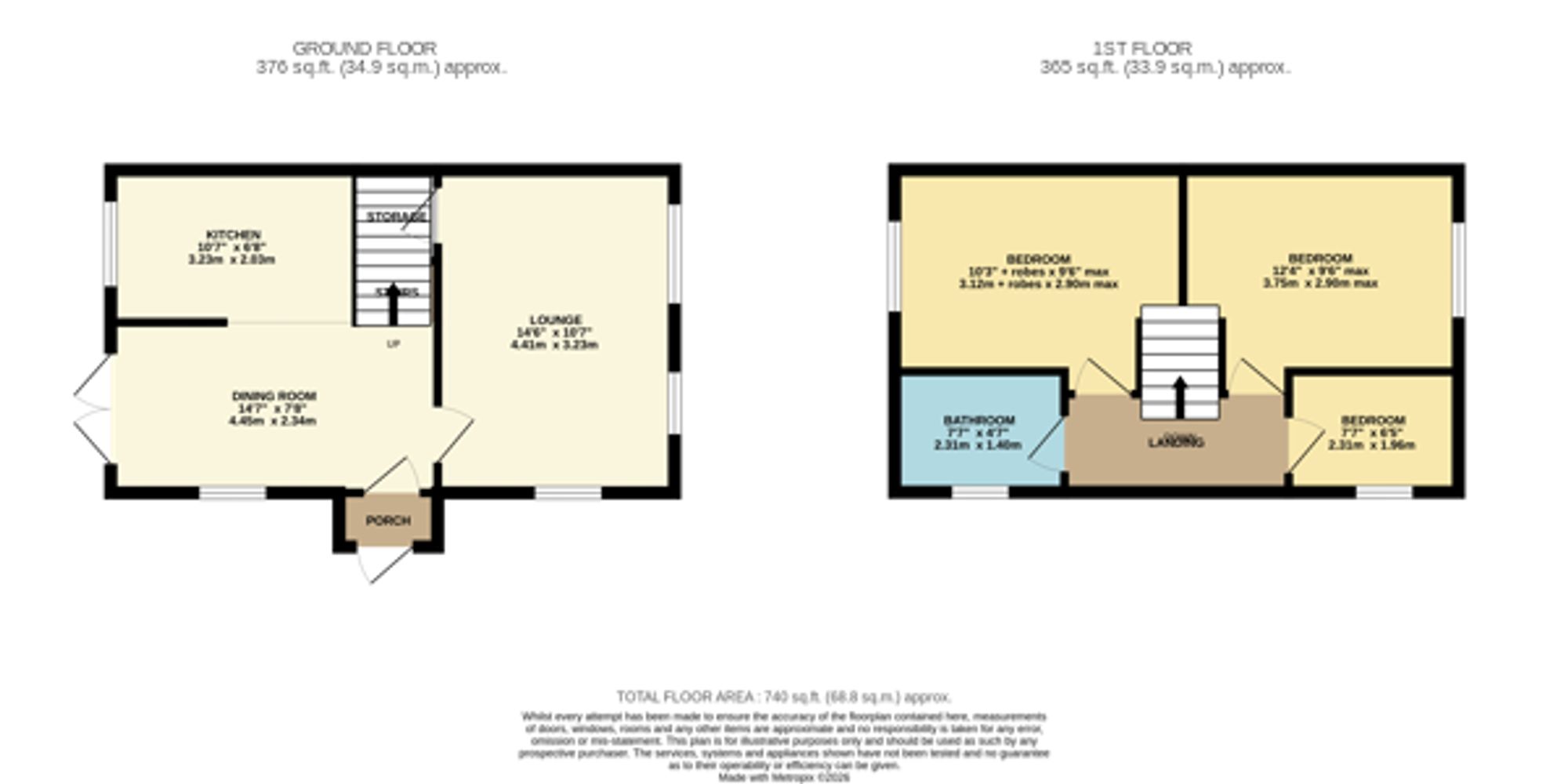 19 Whiteoak View, Bolton floorplan