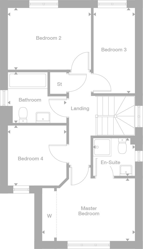 New home, 4 bed detached house for sale in "Esk" at Joe Lane, Catterall, Preston PR3 Zoopla