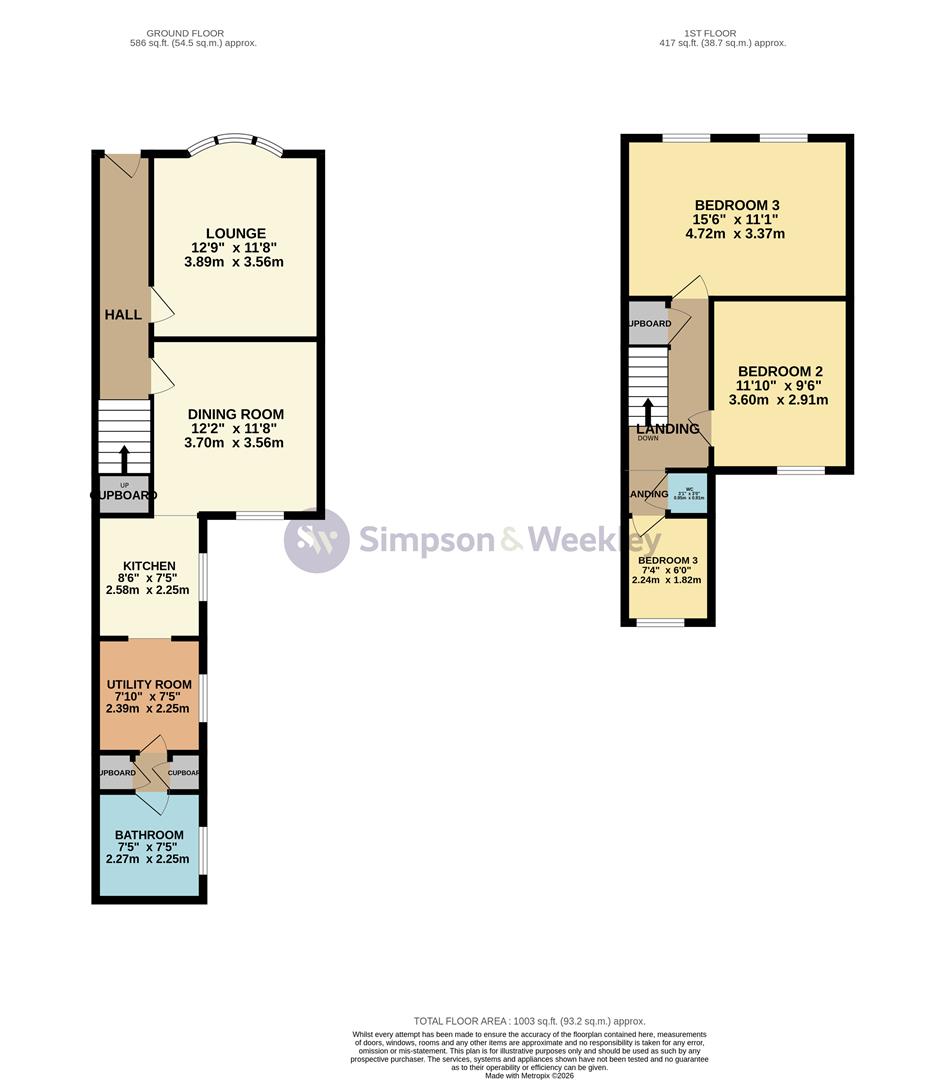 Wellingborough Road, Rushden floorplan