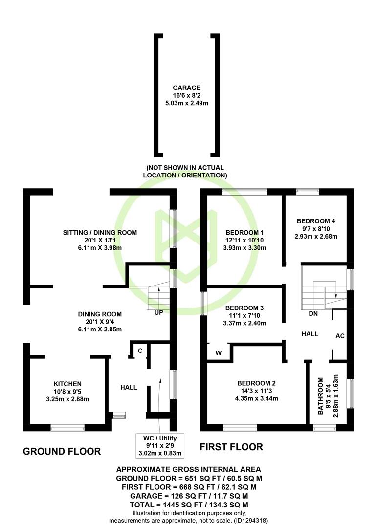 6, Shepherds Close, Southampton floorplan