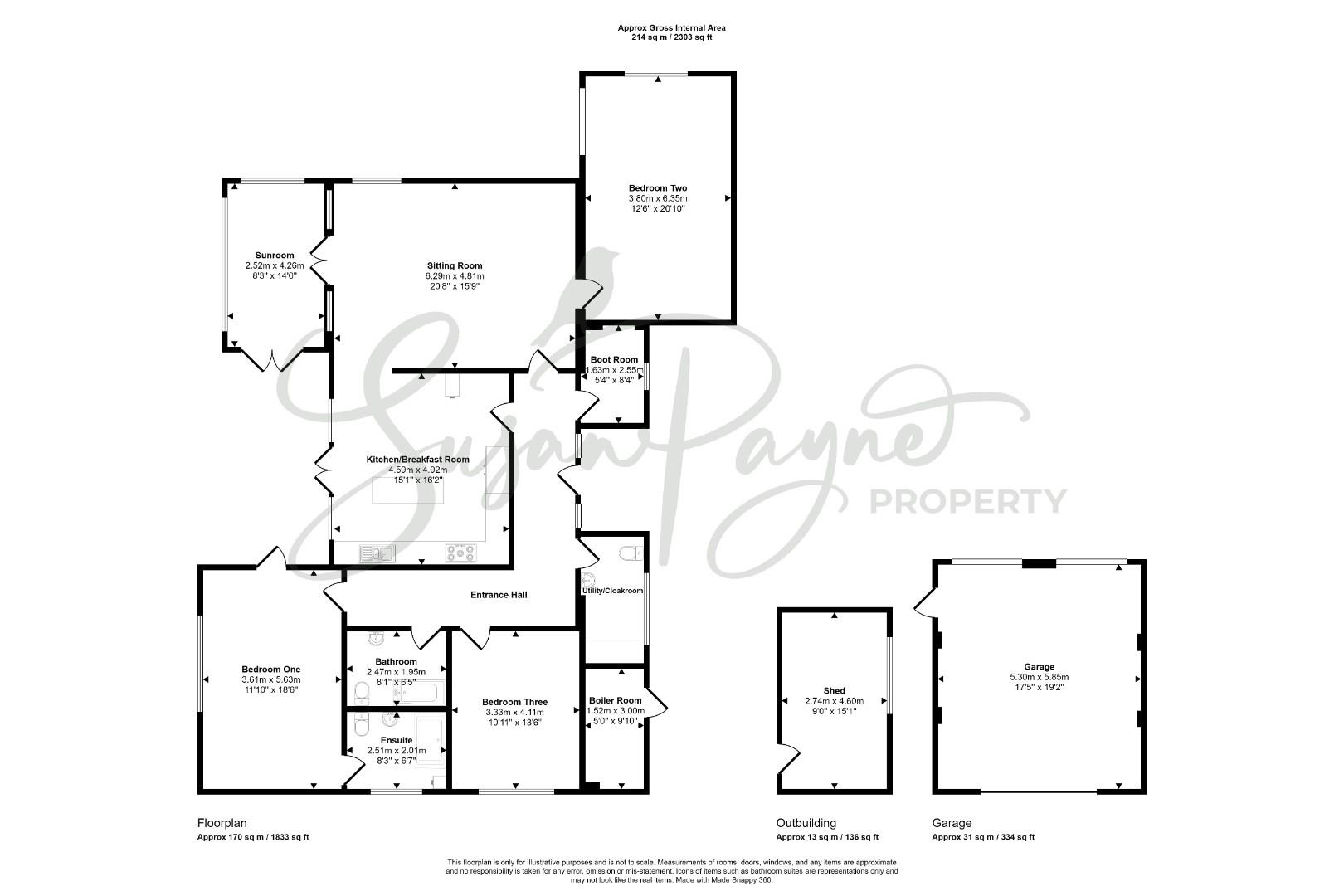 Craigie Lodge Gardens, Woolverton Road, St. Lawrence floorplan