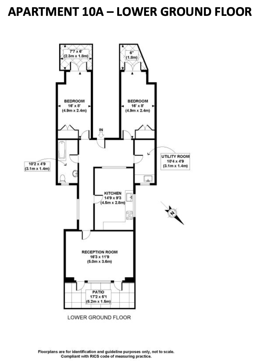 10a Alexandra Mansions, 75 Stanlake Road, LONDON floorplan