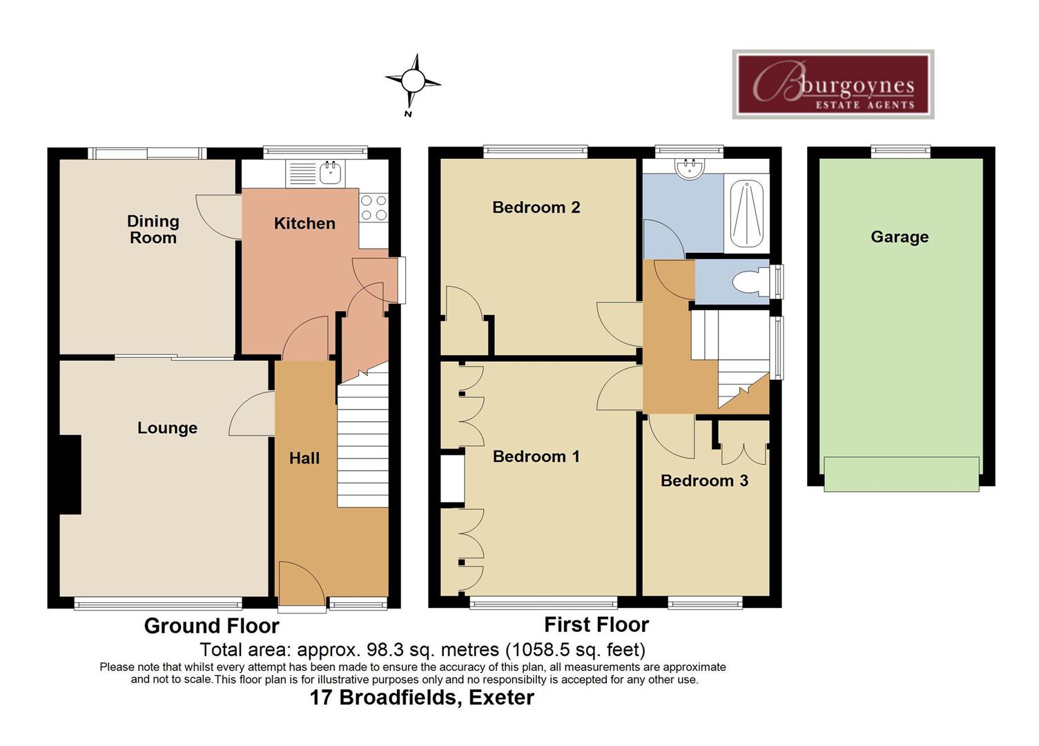 17, Broadfields Road, EXETER floorplan