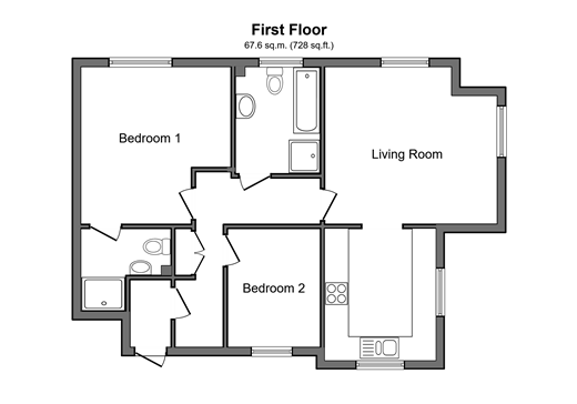 Baxendale Road, Chichester floorplan
