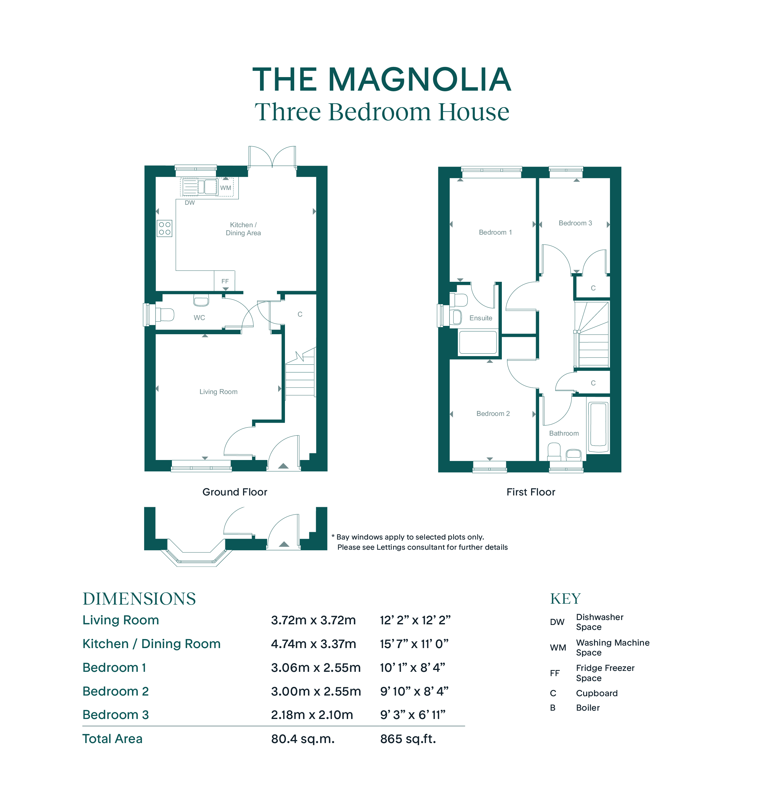 44 cane way - magnolia RL flatfair, Leaf Living at The Atrium, Overstone, Northamptonshire, NN6, overstone floorplan