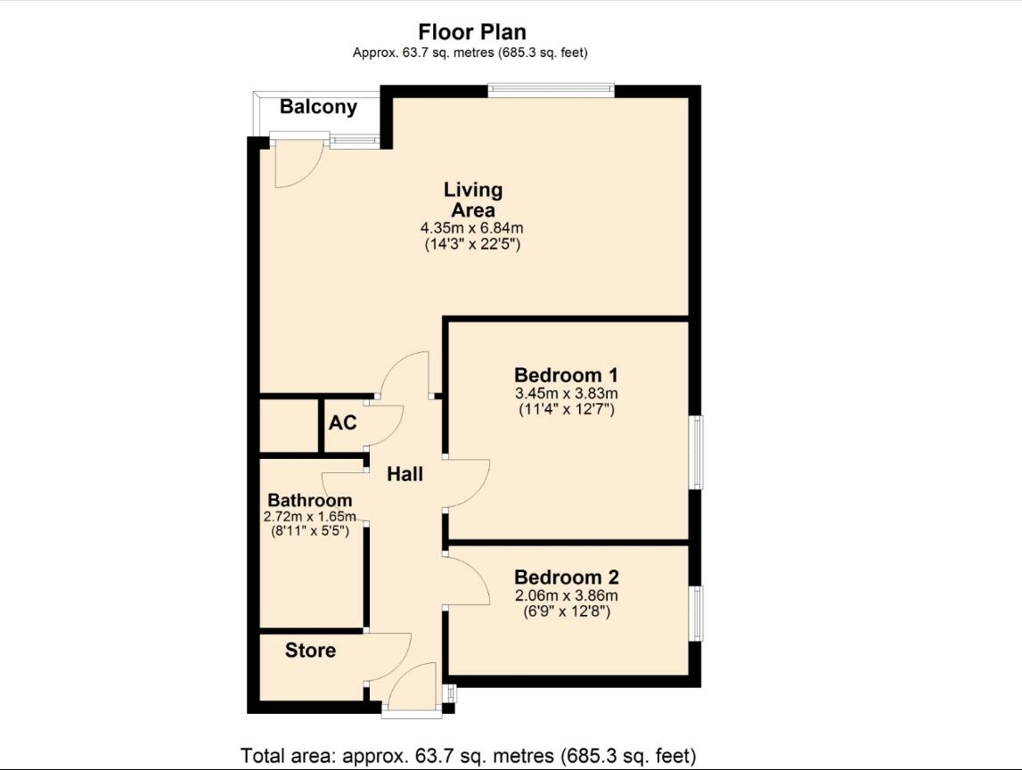 Upper Cross Street, Northampton floorplan