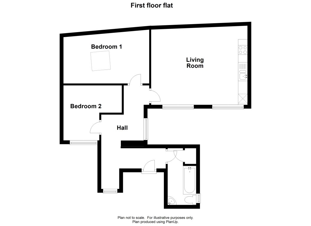 Flat 1, Phoenix Chambers, HEREFORD floorplan