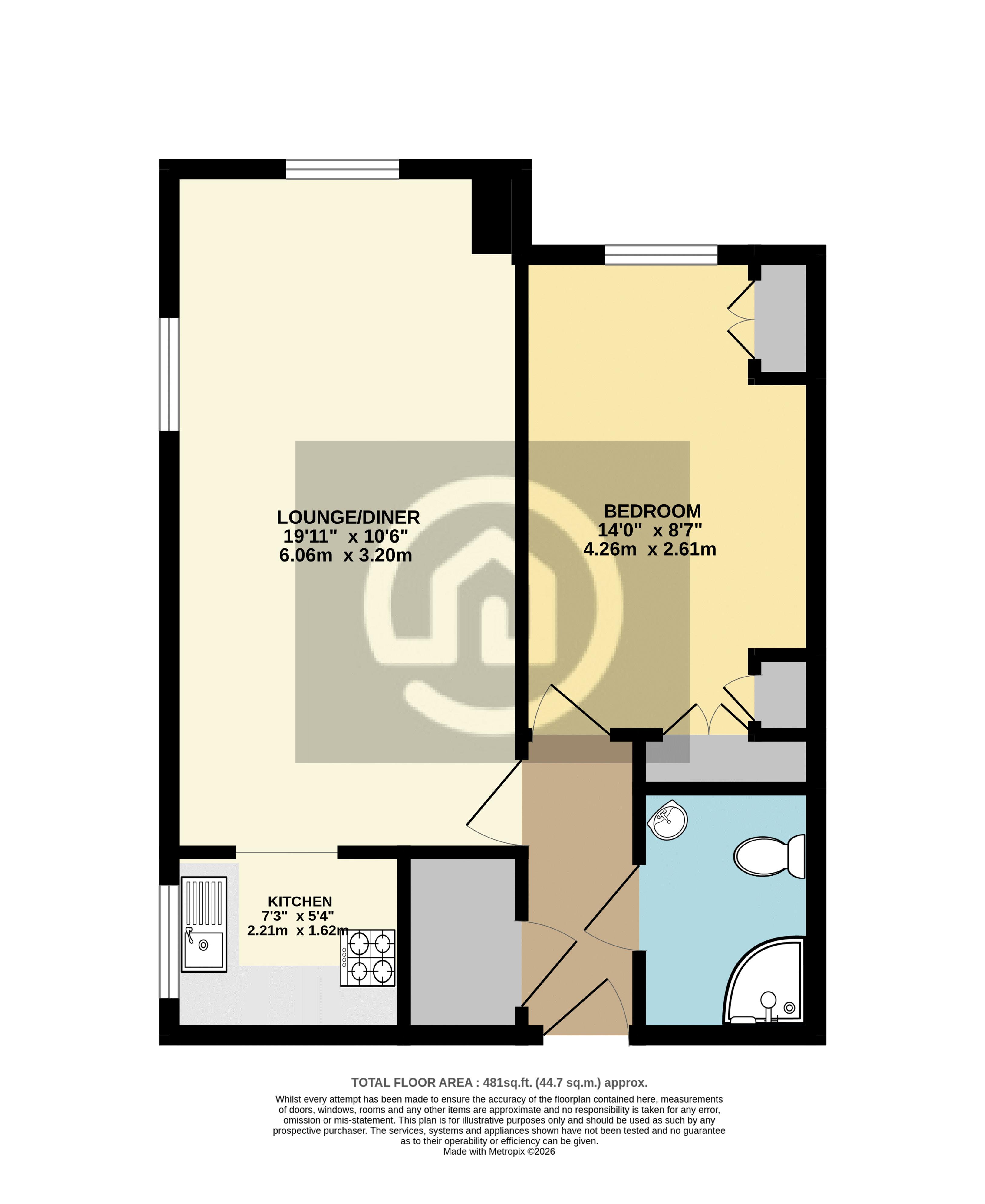 27 Homebrook House 1, Cardington Road, Bedford floorplan