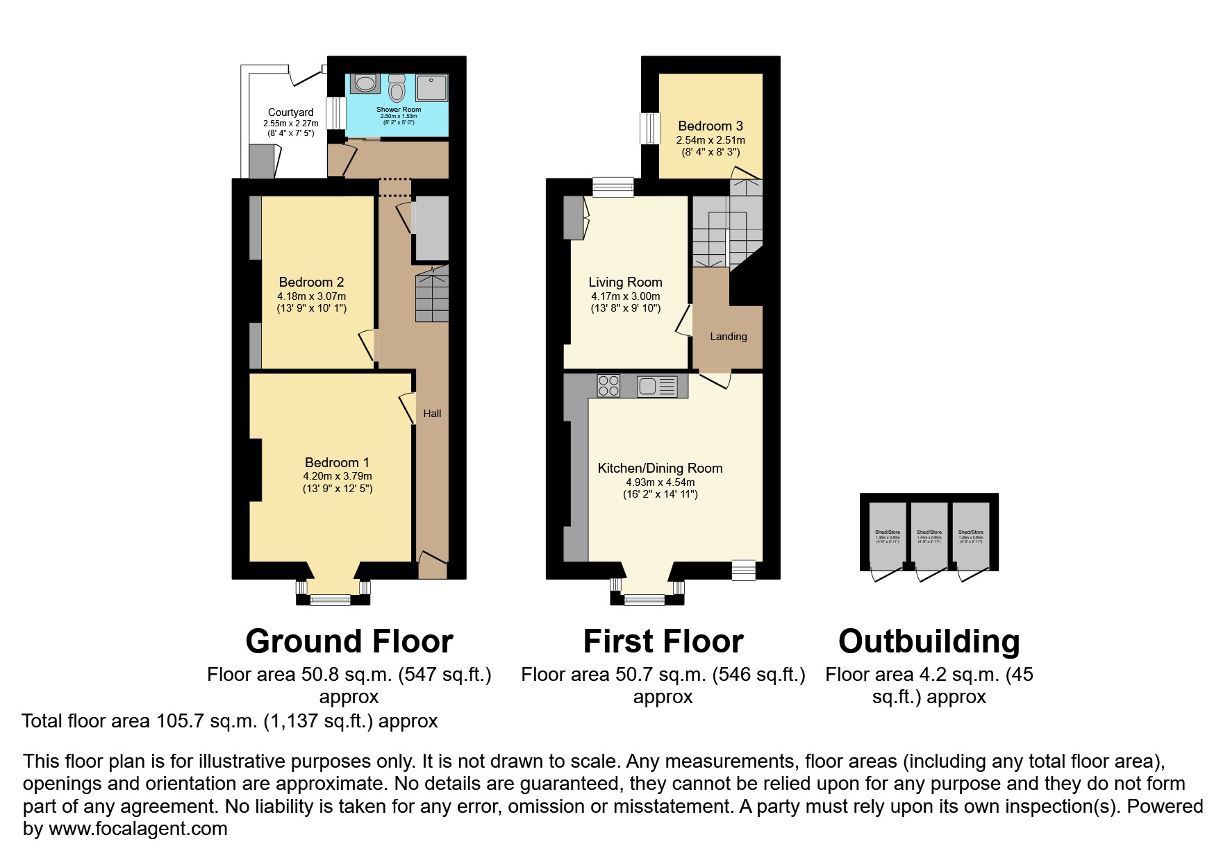 3 Lower Maisonette, Mount Pleasant Road, Dolgellau floorplan