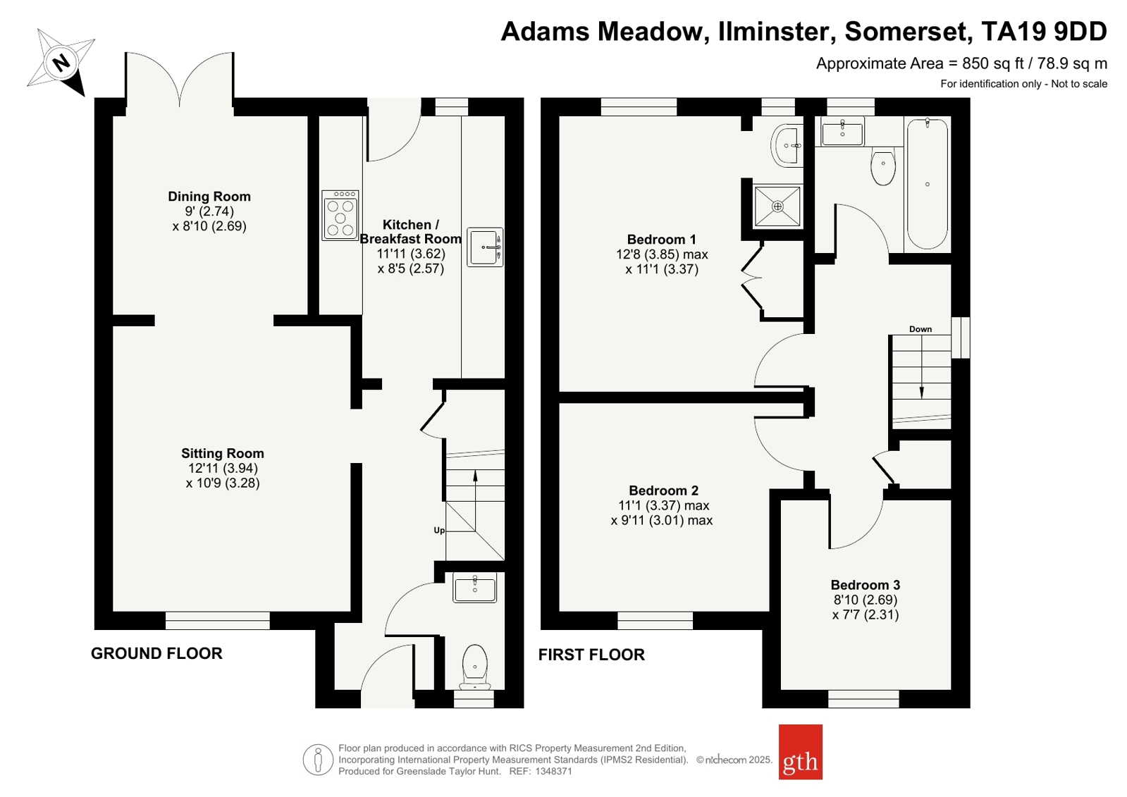 38, Adams Meadow, Somerset floorplan