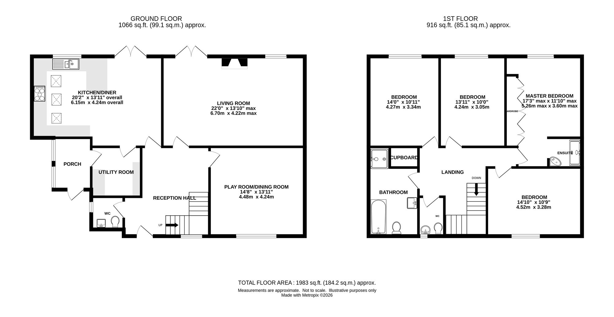 1 Booth Bed Lane, Crewe floorplan