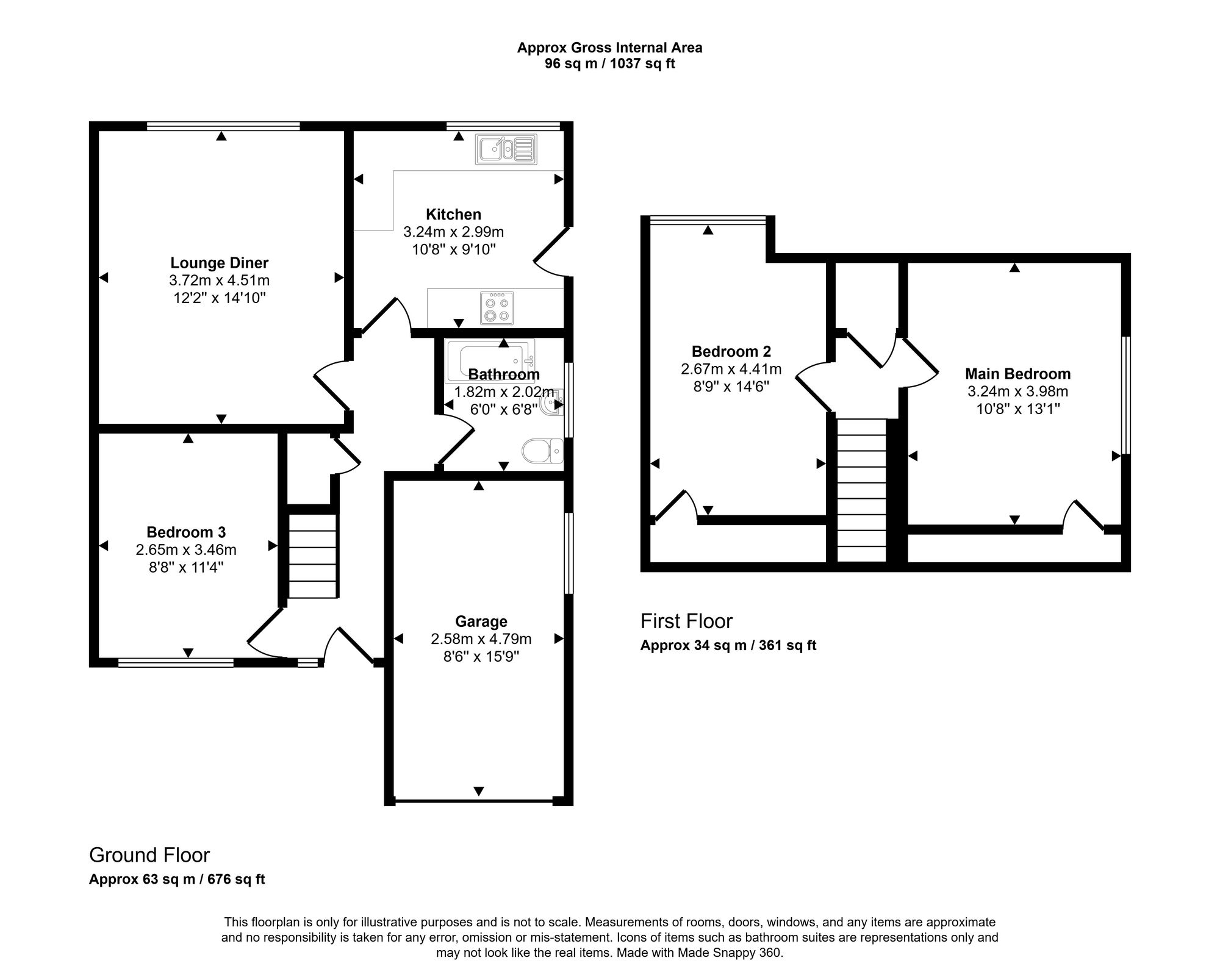 31 Lulworth Drive, Wigan floorplan