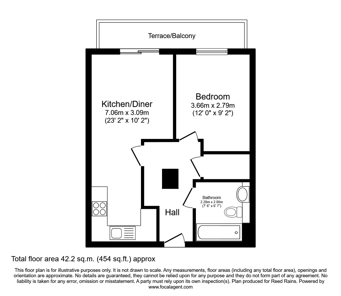 Apartment 109 Metis, 1, Scotland Street, Sheffield floorplan