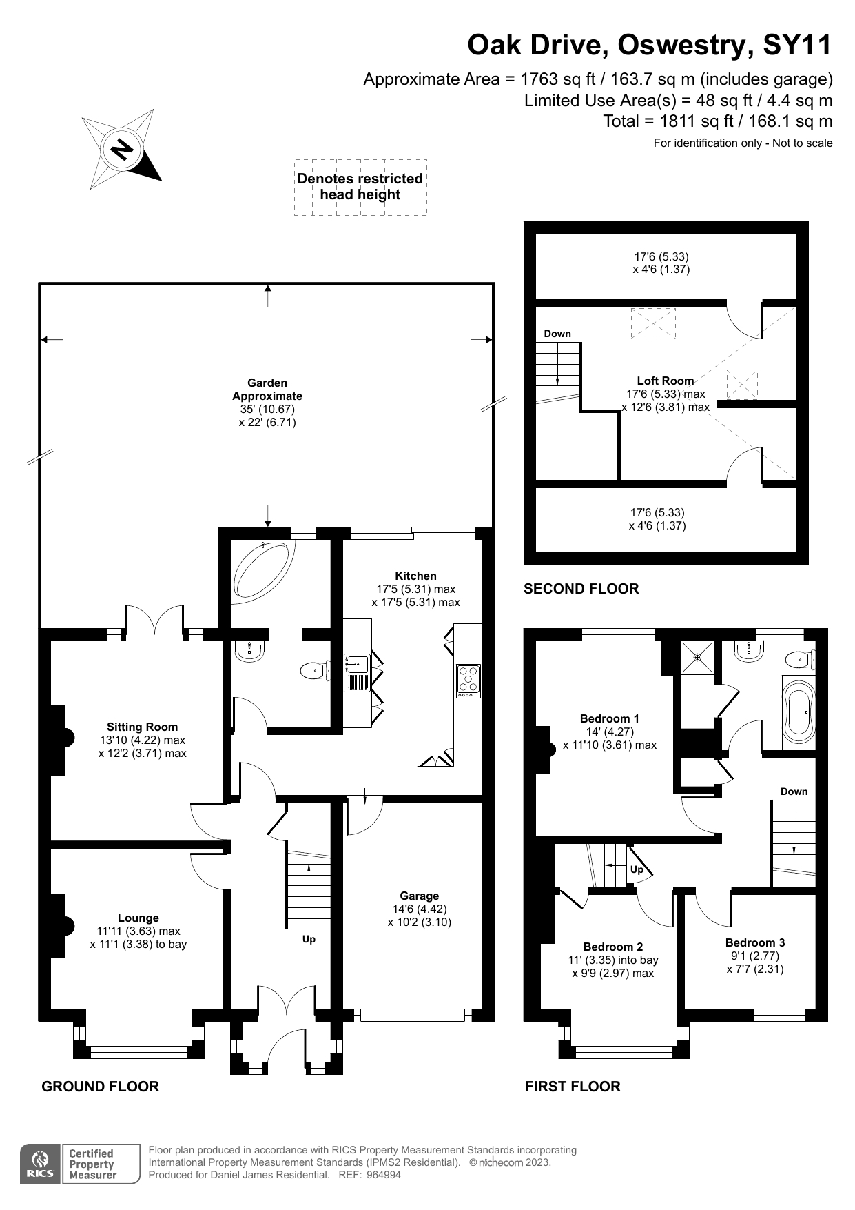 Oak Drive, Oswestry, Shropshire SY11, 3 bedroom semidetached house for