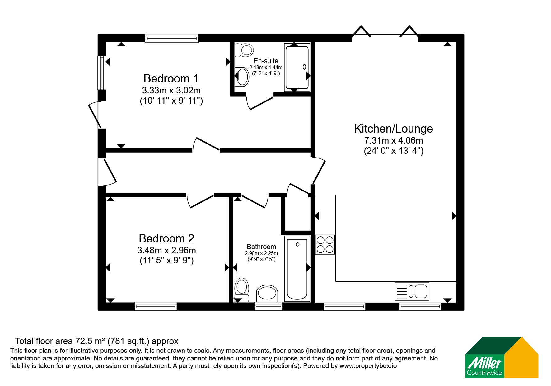 20, Rashleigh Road, St. Austell floorplan
