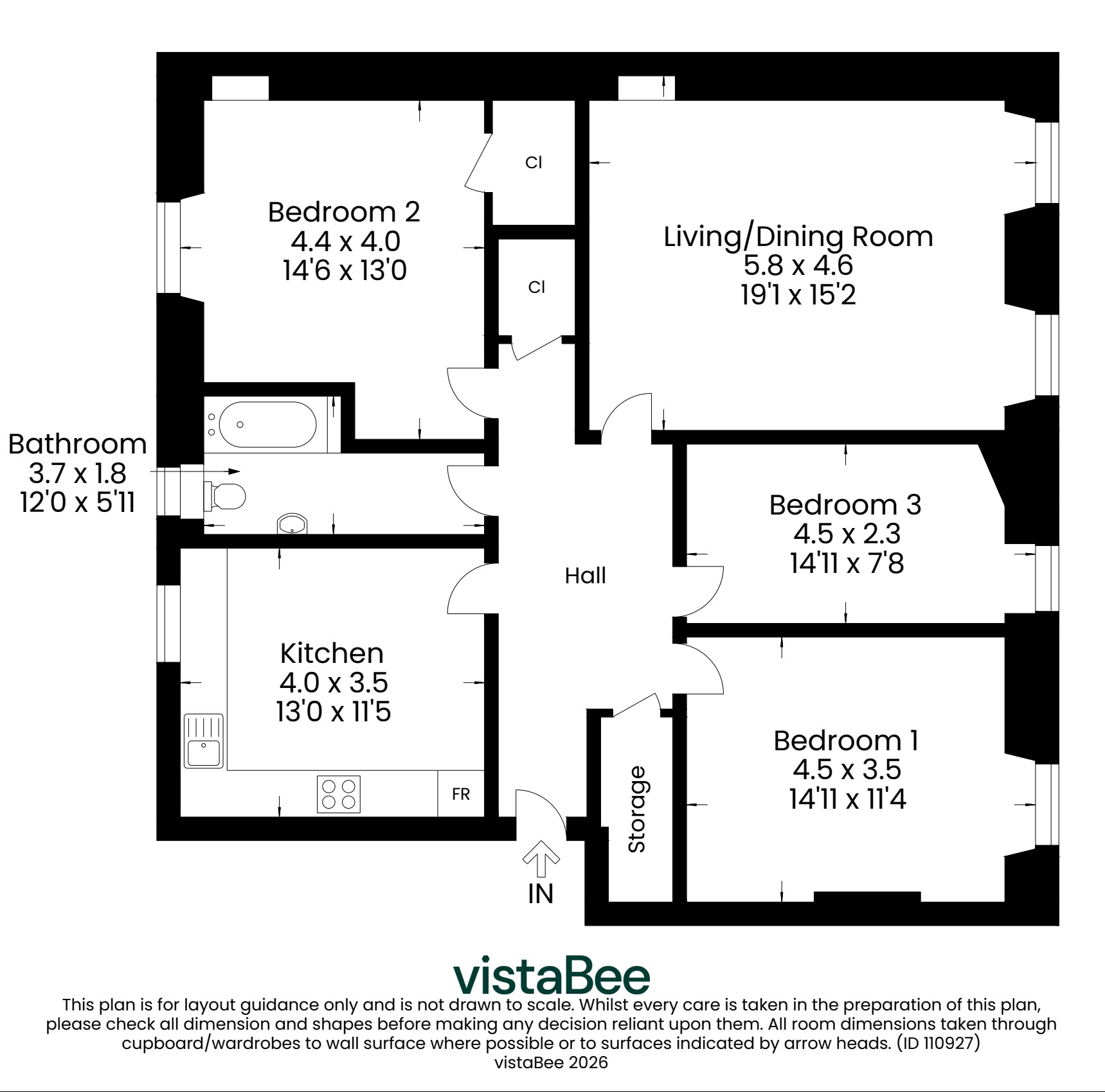 2/1, 496, Paisley Road West, Glasgow floorplan