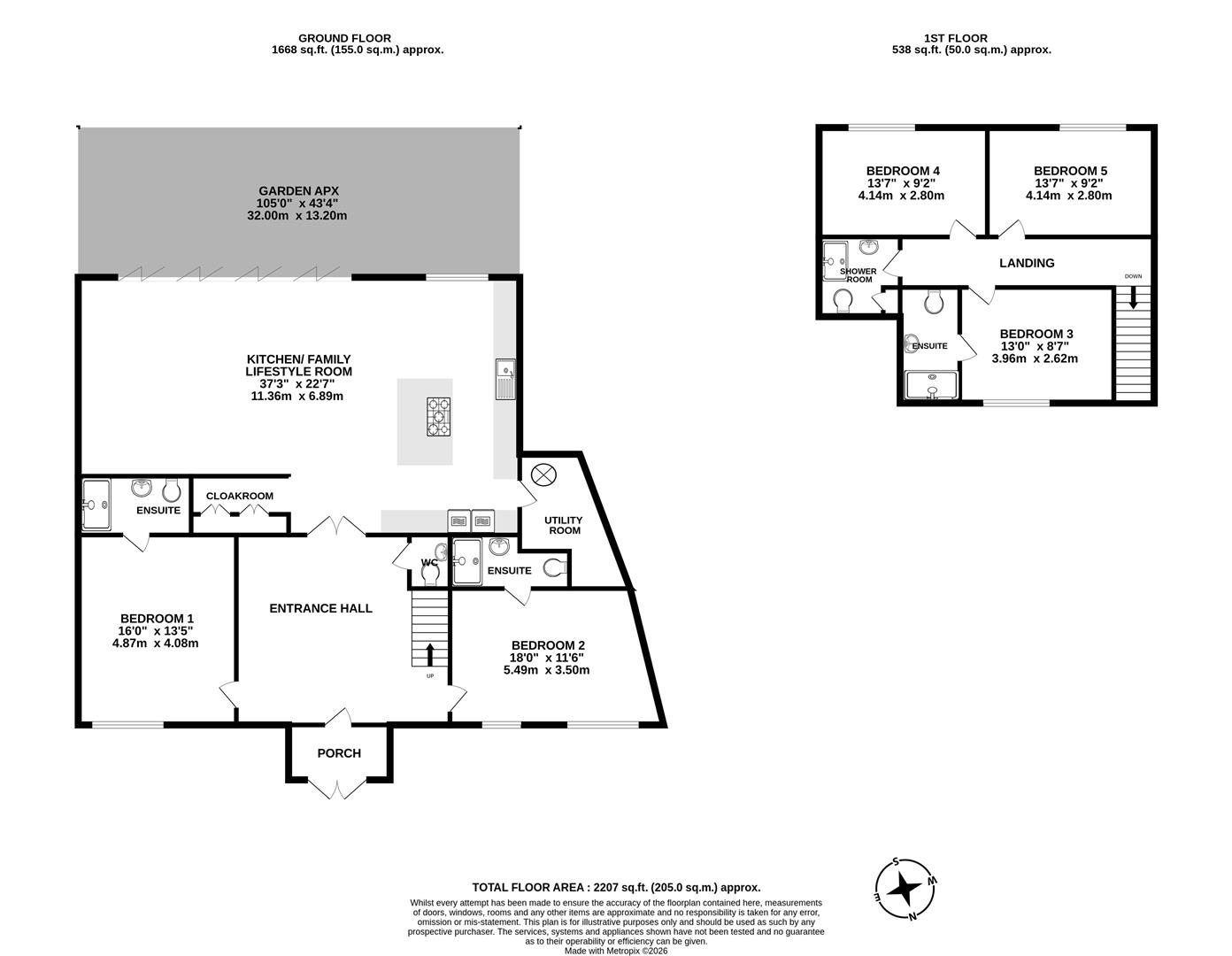 Links Drive, Radlett floorplan