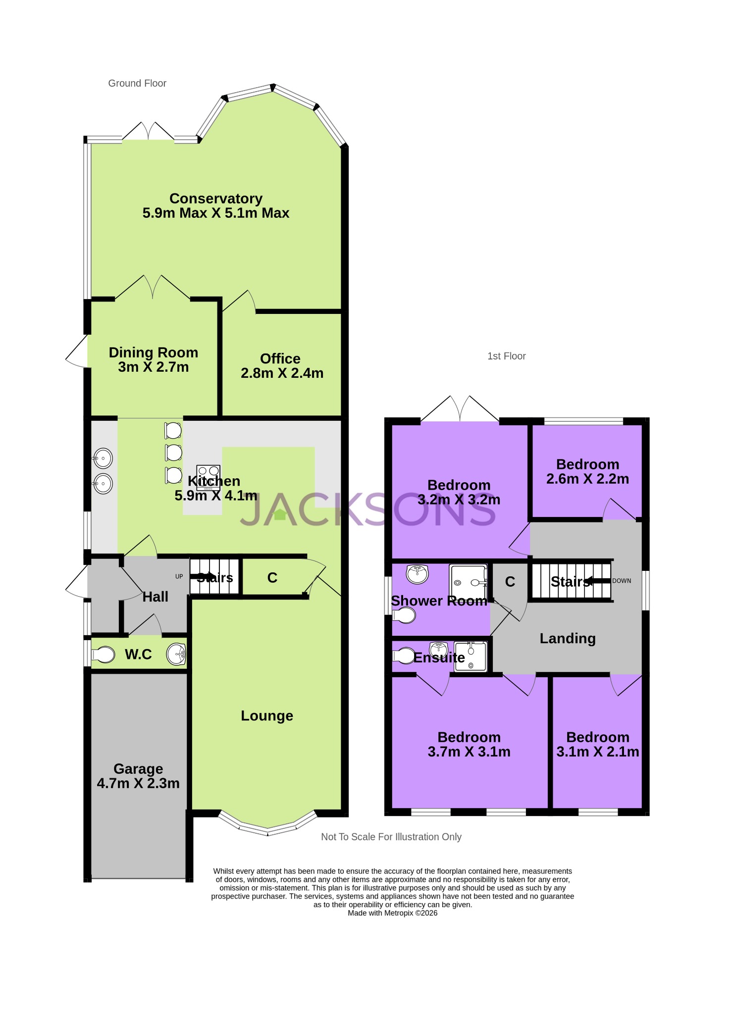 509 Maidstone Road, Wigmore, Kent floorplan