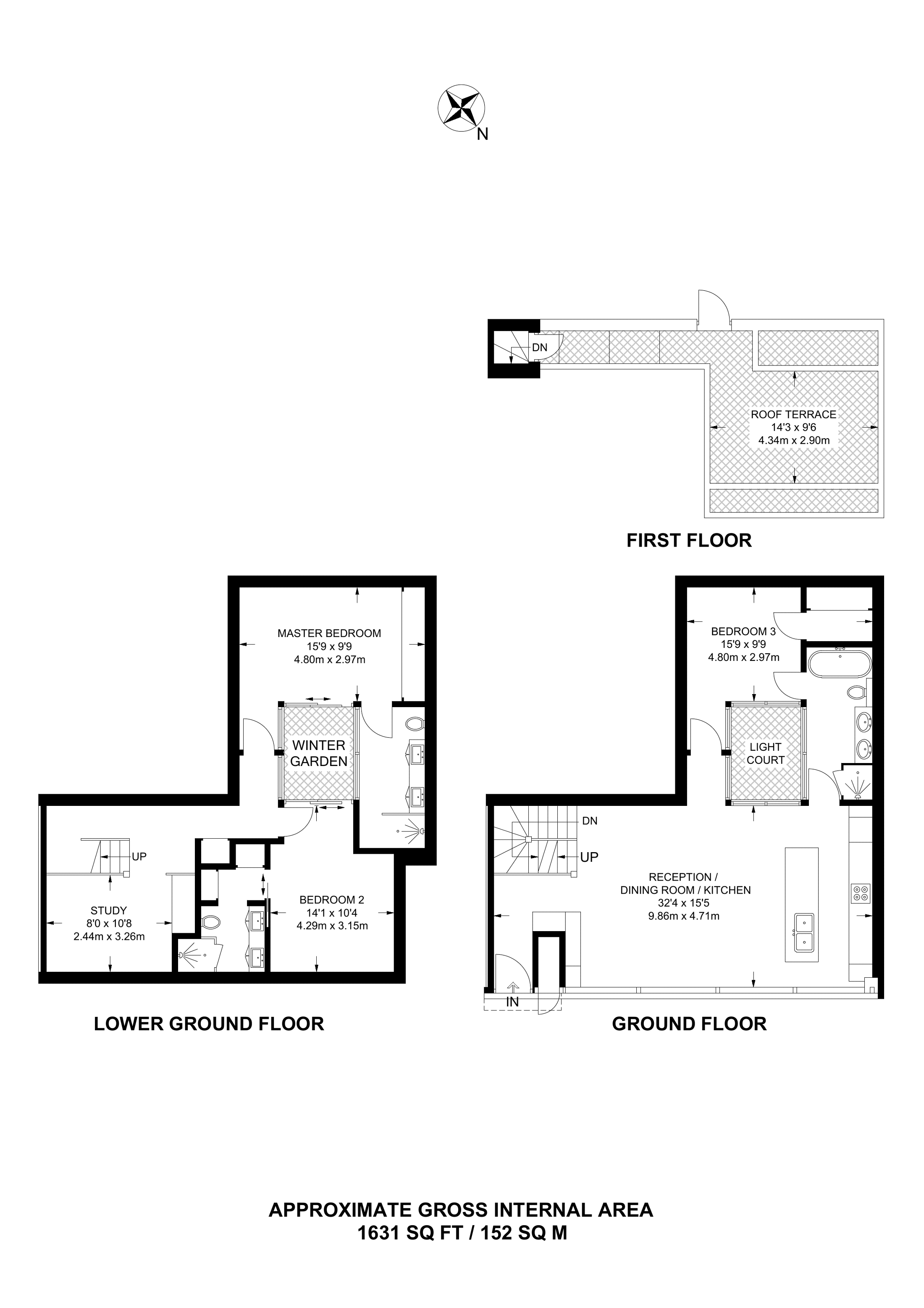 3 Bedrooms Semi-detached house to rent in Halliford Street, Islington N1