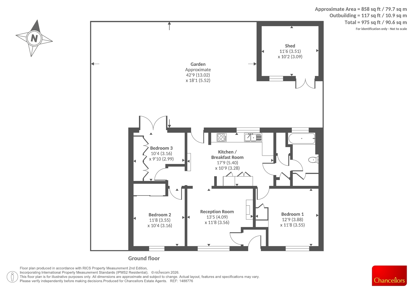19, College Crescent, Aylesbury floorplan