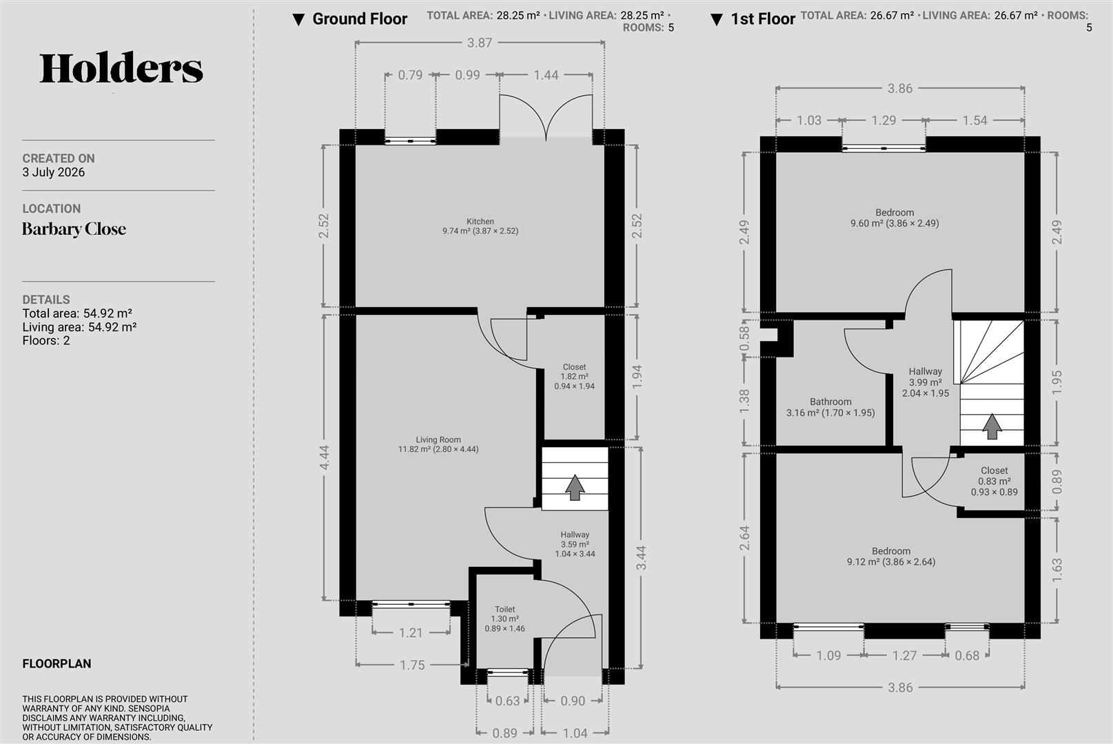 11, Barbary Close, Loughborough floorplan