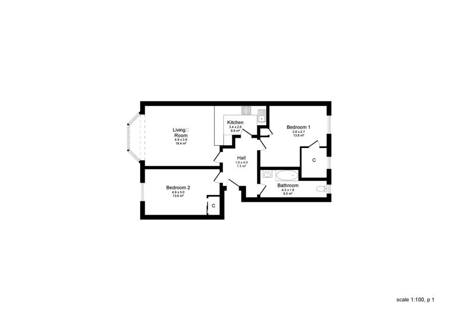 2 Bedrooms Flat for sale in Cartvale Road, Glasgow, Lanarkshire G42