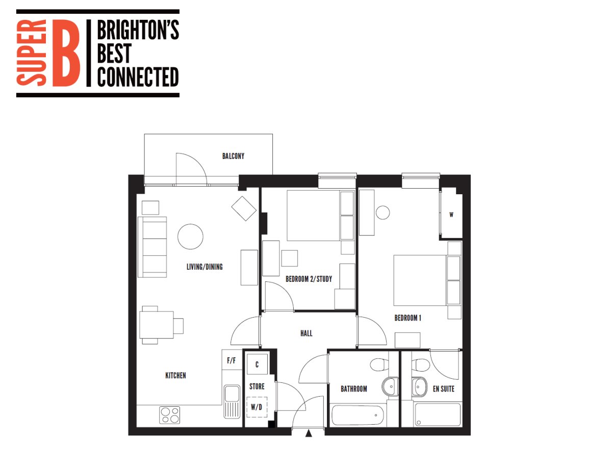 84, Embankment House, 7 Fleet Street floorplan