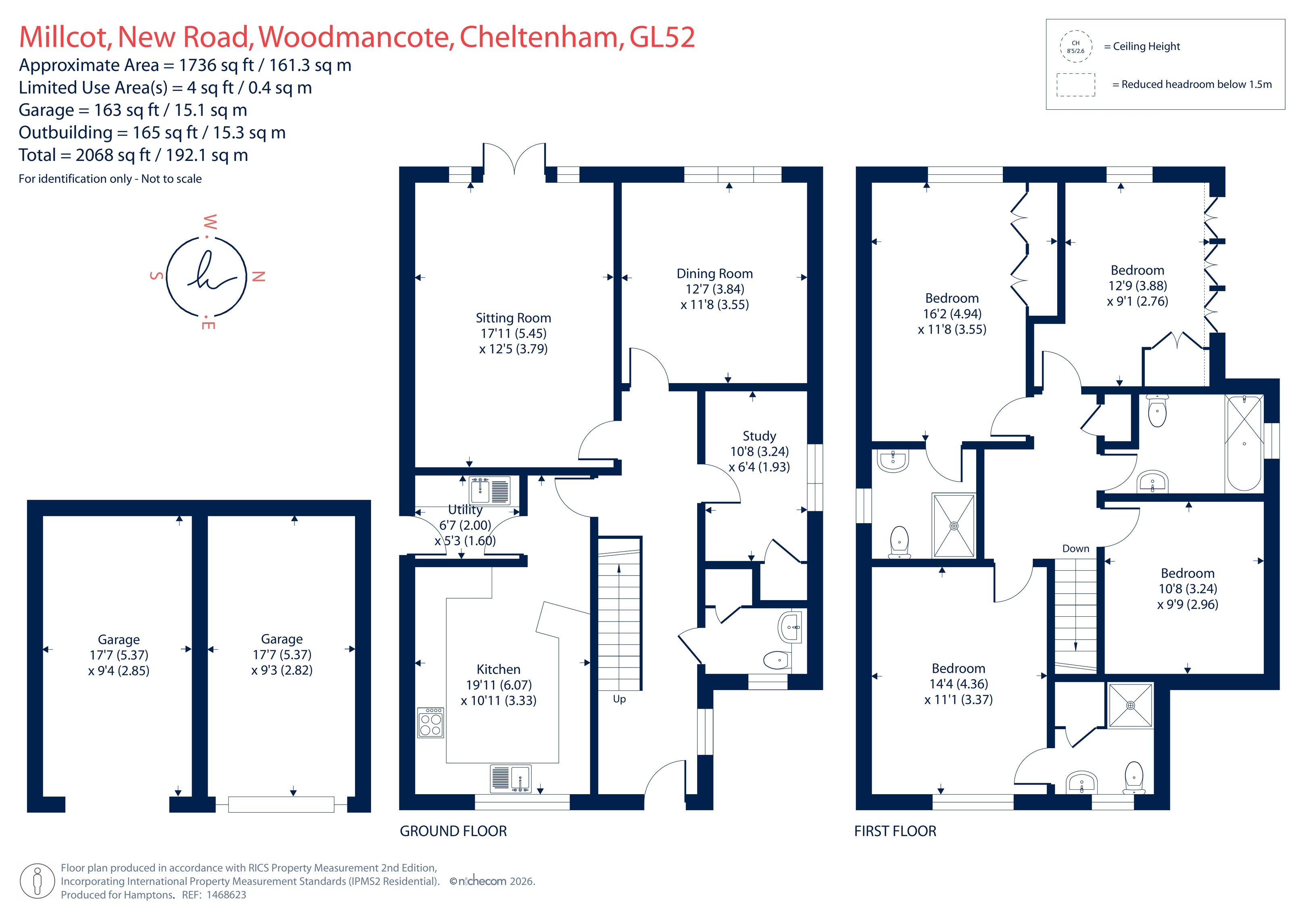 1 Millcot, New Road, Cheltenham floorplan