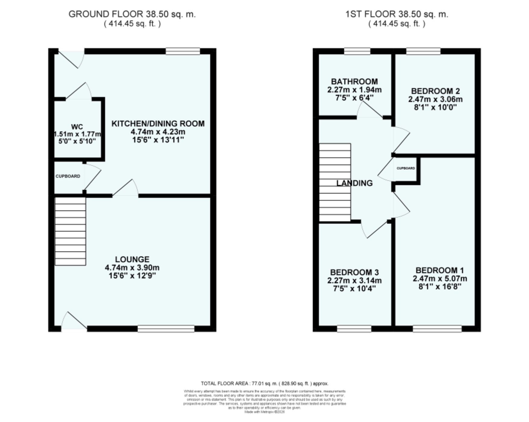 95, Foulston Avenue, Devon floorplan