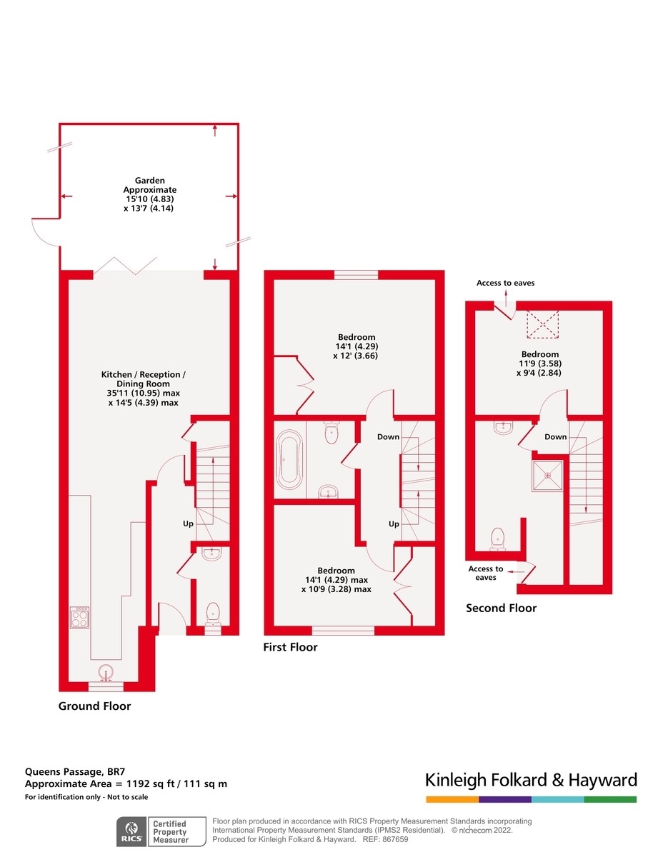 7, Queens Passage, Chislehurst floorplan