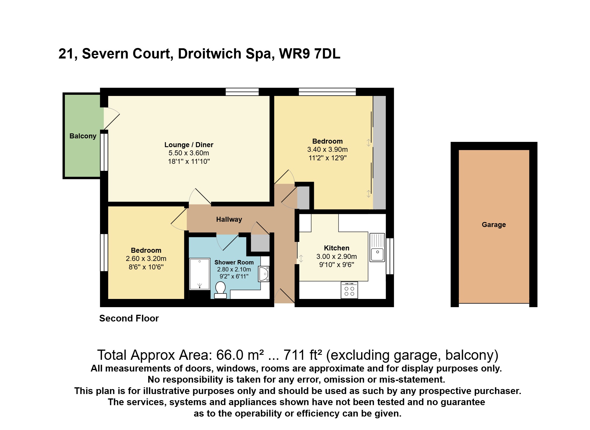 Corbett Avenue, Worcestershire floorplan