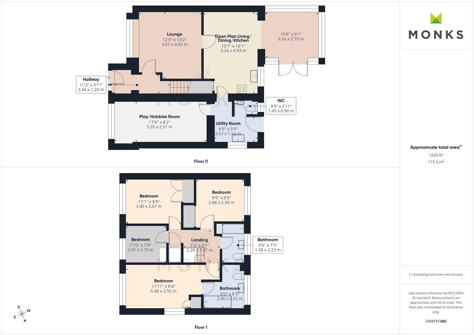 28, Pensfold, Shrewsbury floorplan