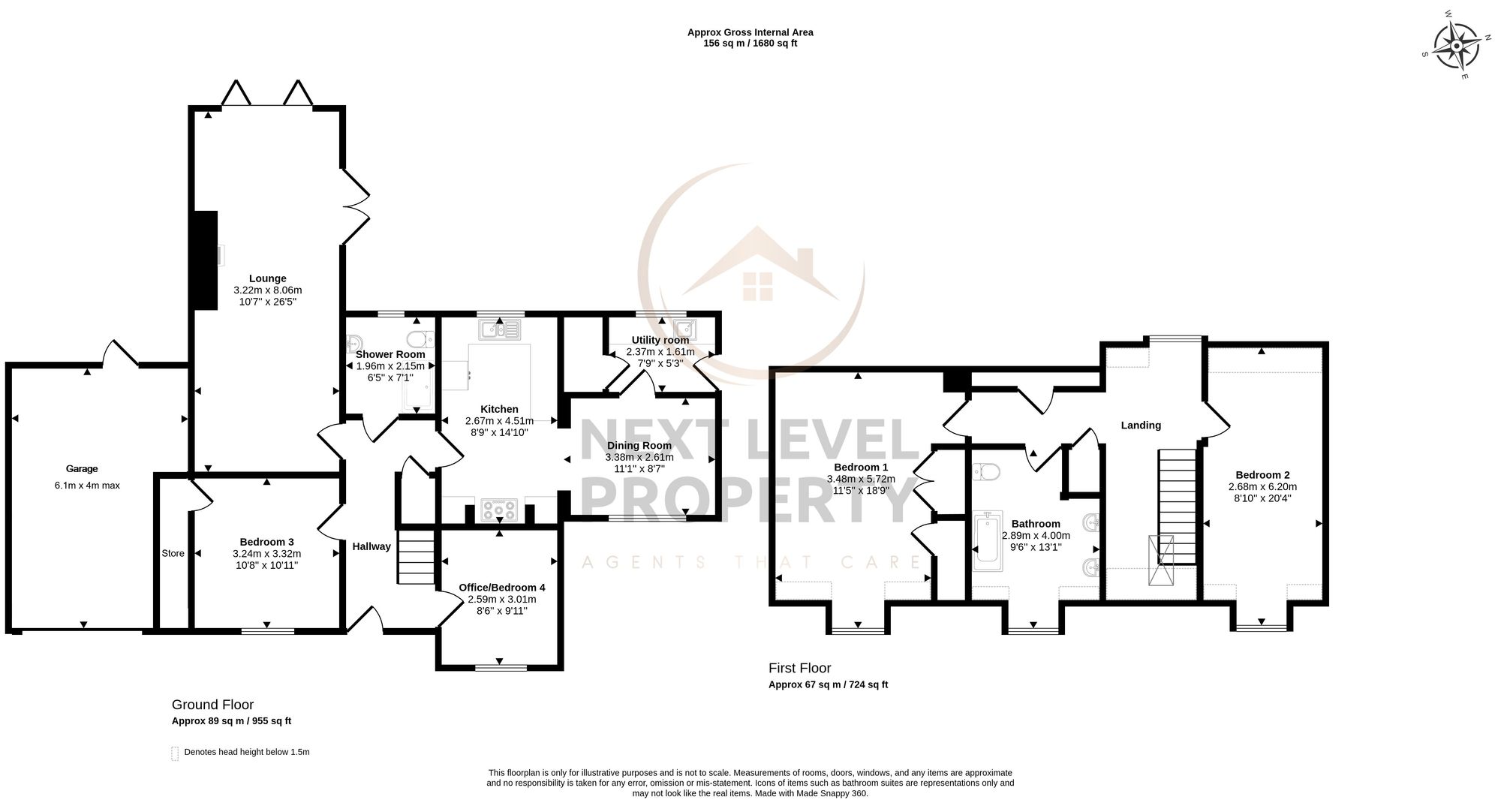 Walsingham Lodge, 73 High Broadgate, Wisbech floorplan