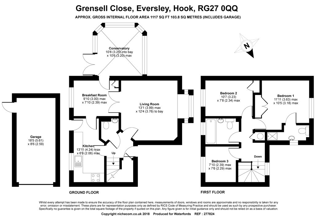 3 Bedrooms Detached house for sale in Grensell Close, Eversley, Hook RG27