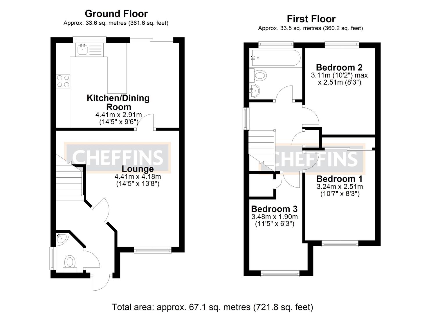 Orchid Close, Little Thetford, Ely CB6, 3 bedroom linkdetached house