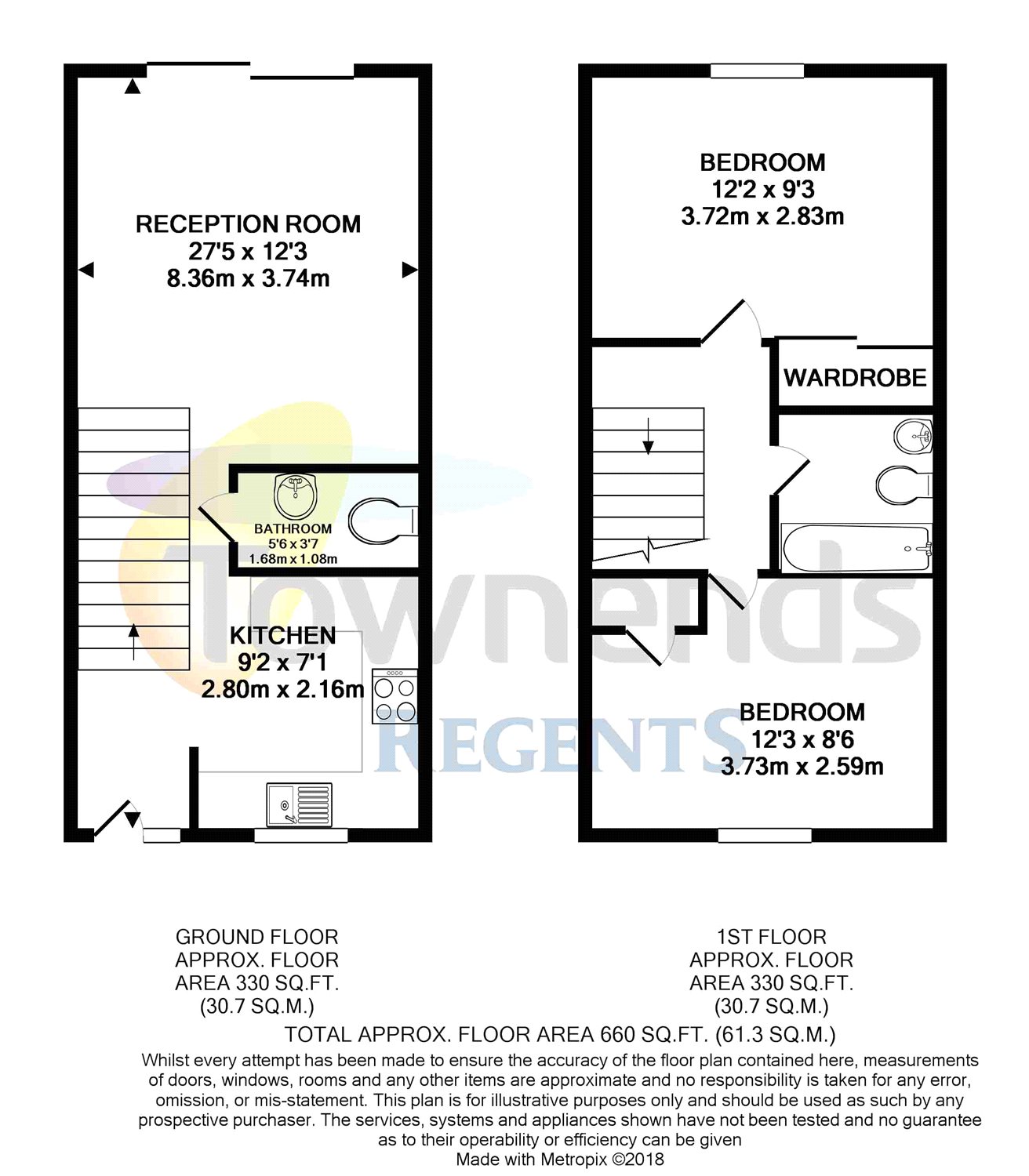 2 Bedrooms Terraced house for sale in Elvedon Road, Feltham TW13